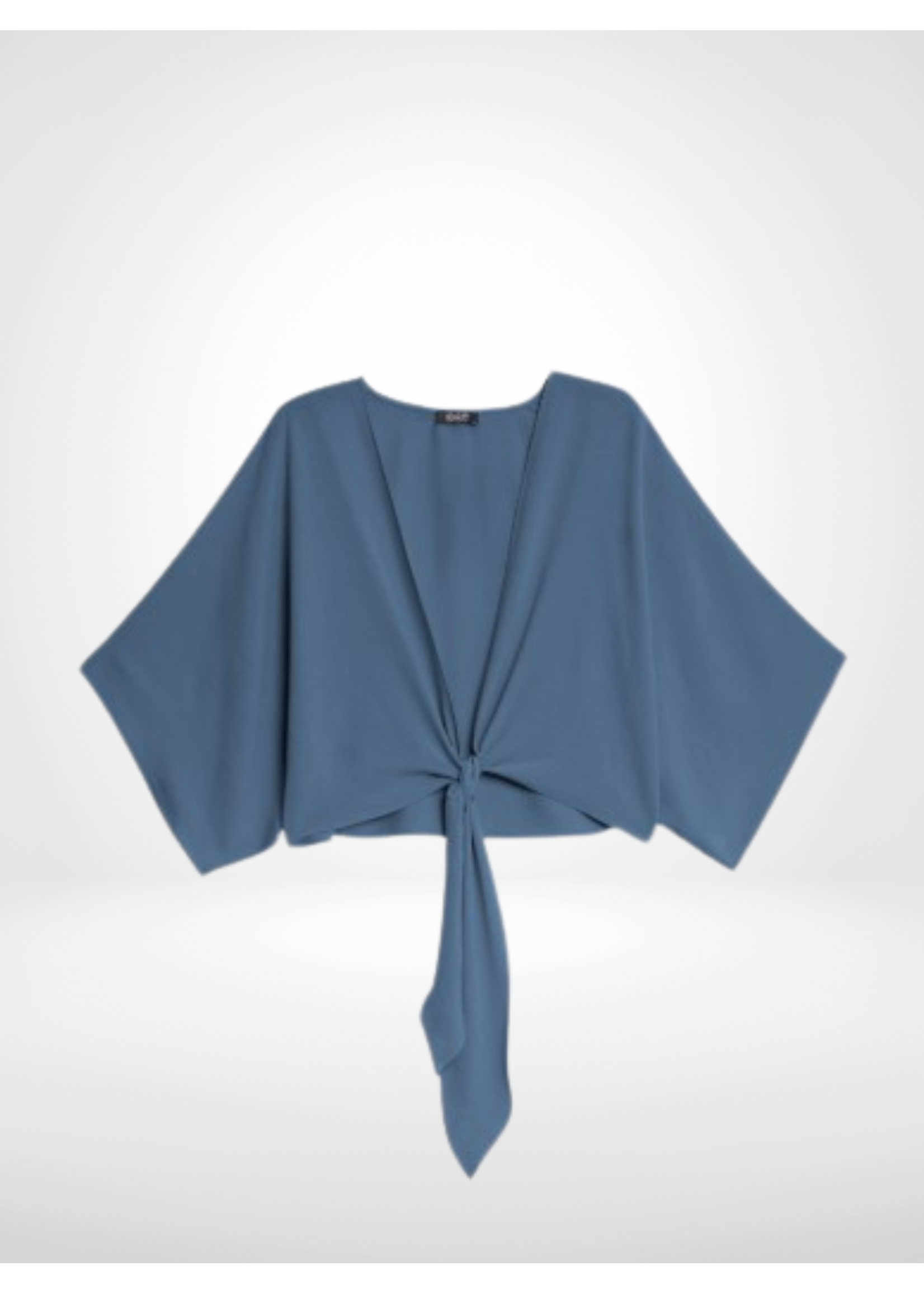 DeVia Crop Tie Top Denim