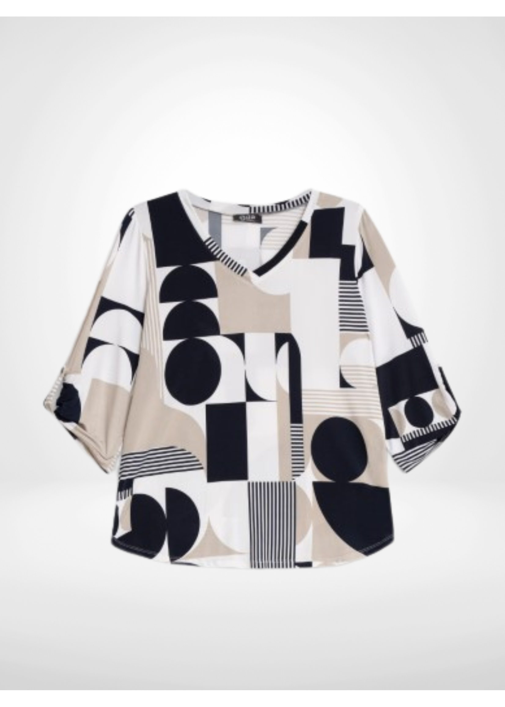 DeVia DeVia 3/4 sleeve Top BW