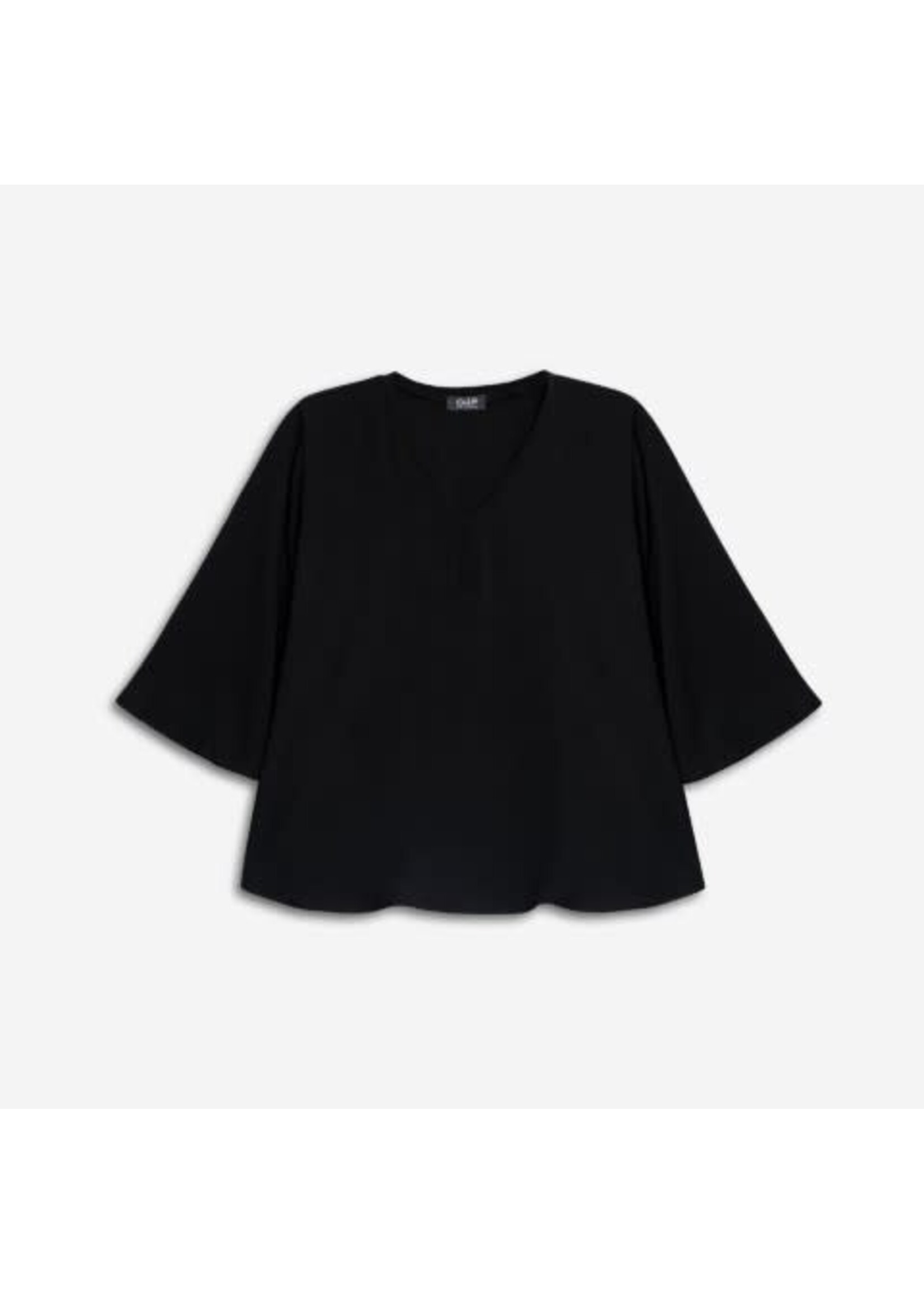 DeVia DeVia 3/4 sleeve Top Black