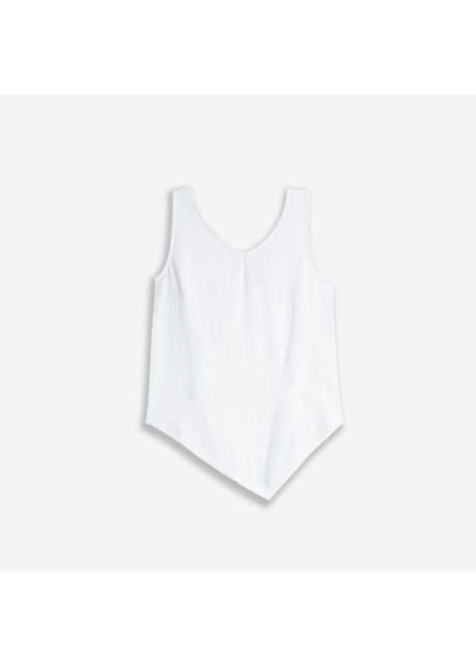 Moffi Sleeveless Top White