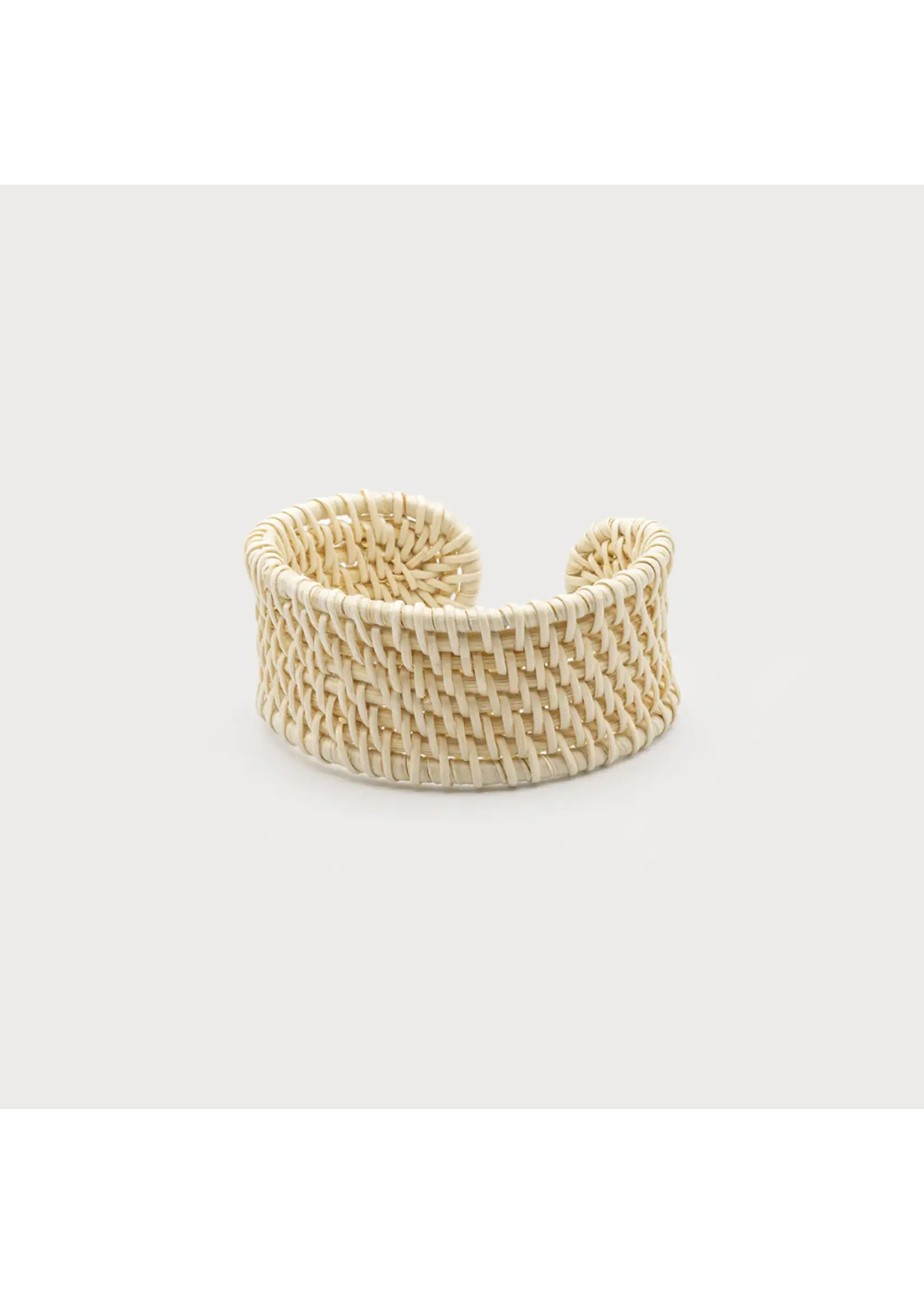 Caracol Rafia Bangle Bracelet