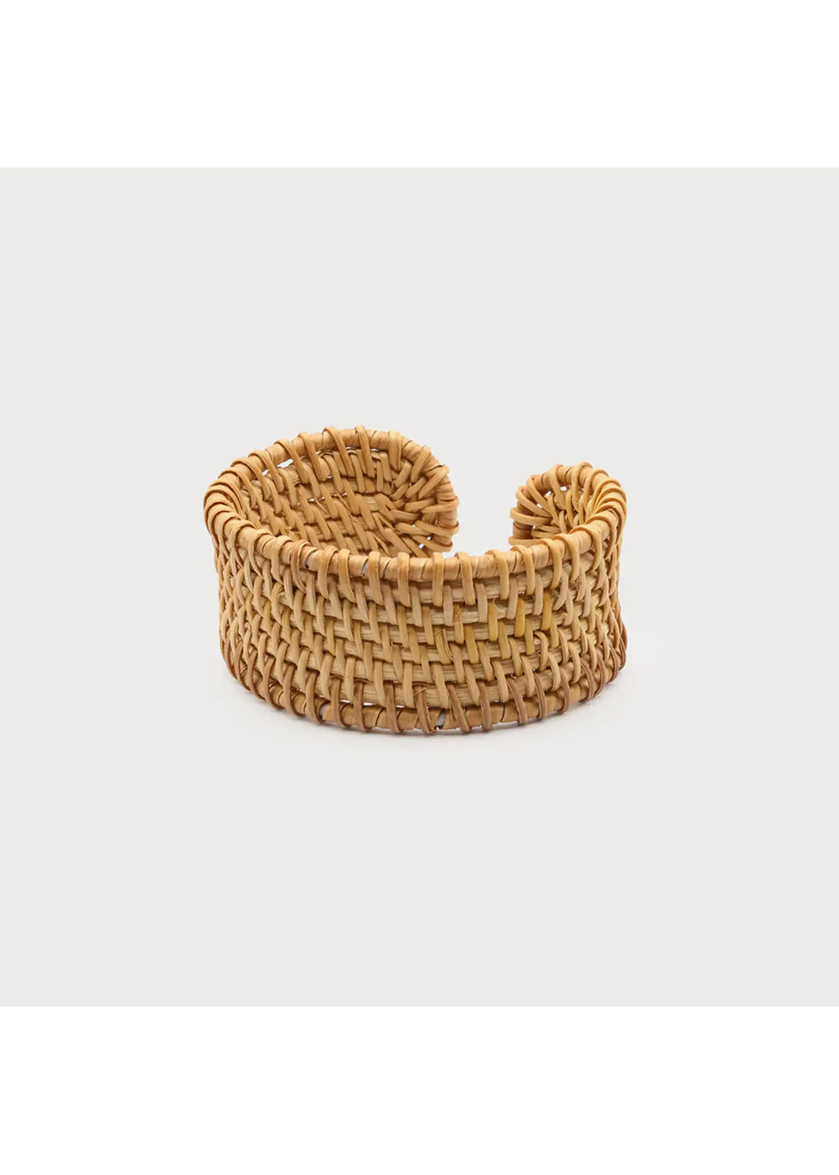 Caracol Rafia Bangle Bracelet