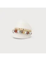 Caracol 3 Row Beaded Bracelet