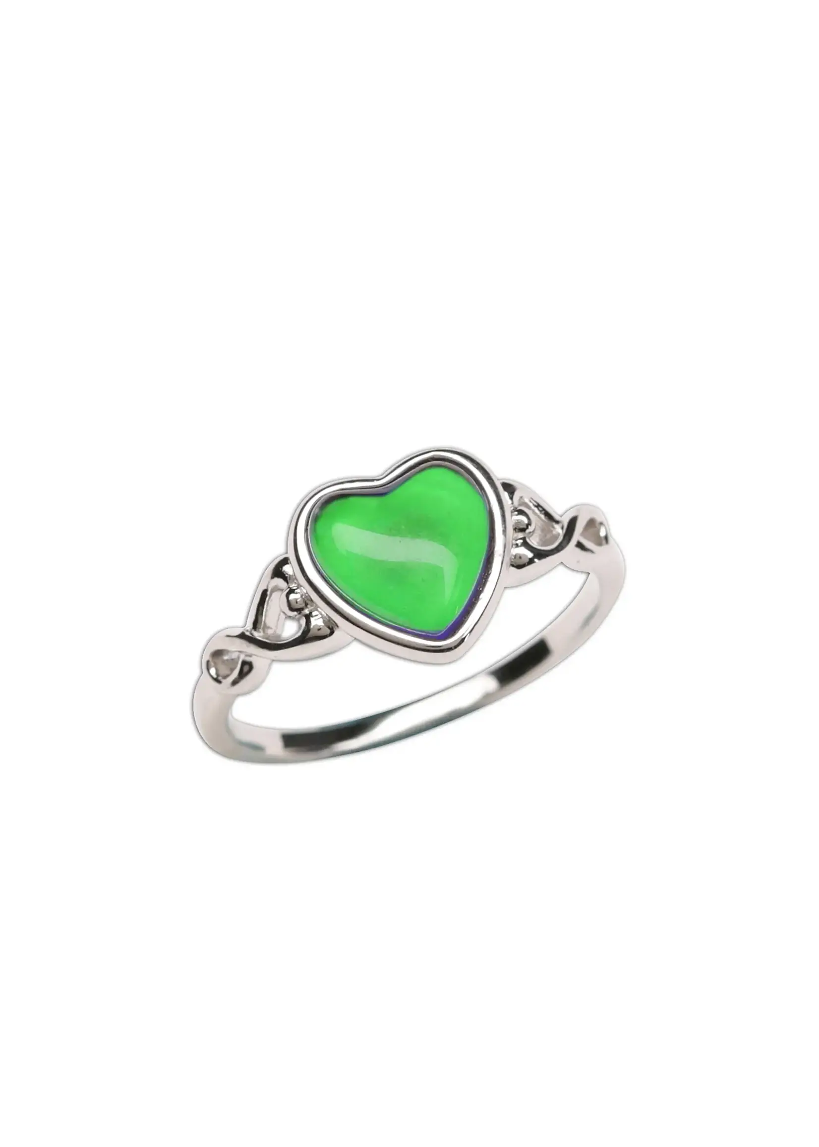 Cherished Moments Heart Mood Ring SS