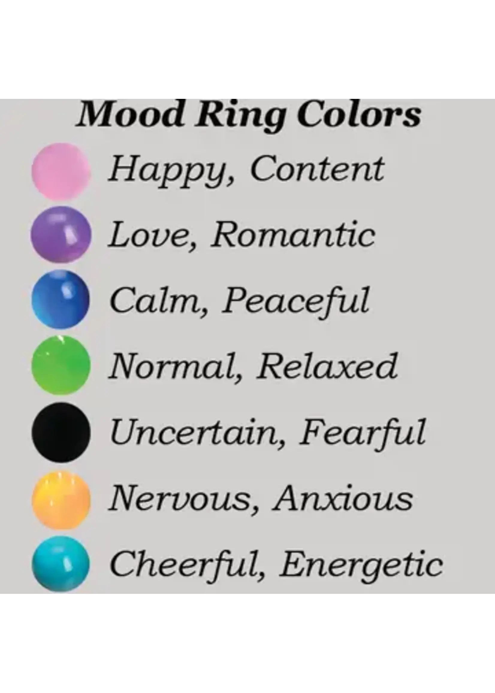 Cherished Moments Heart Mood Ring SS