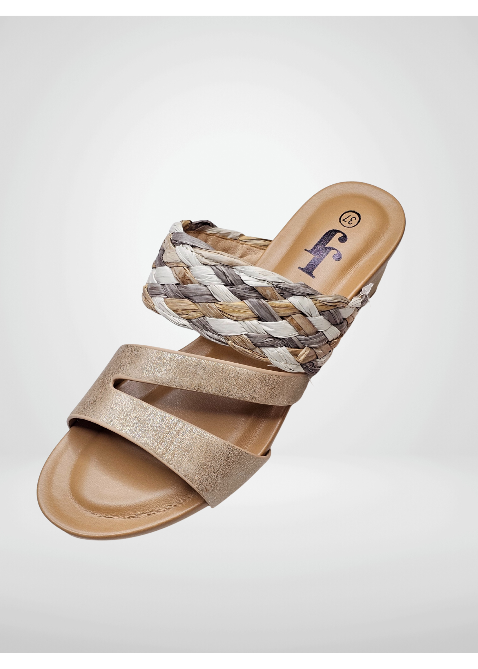 JJ Slide Braided Band Wedge