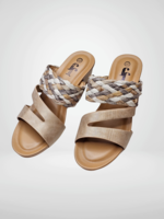JJ's Footwear JJ Slide Braided Band Wedge