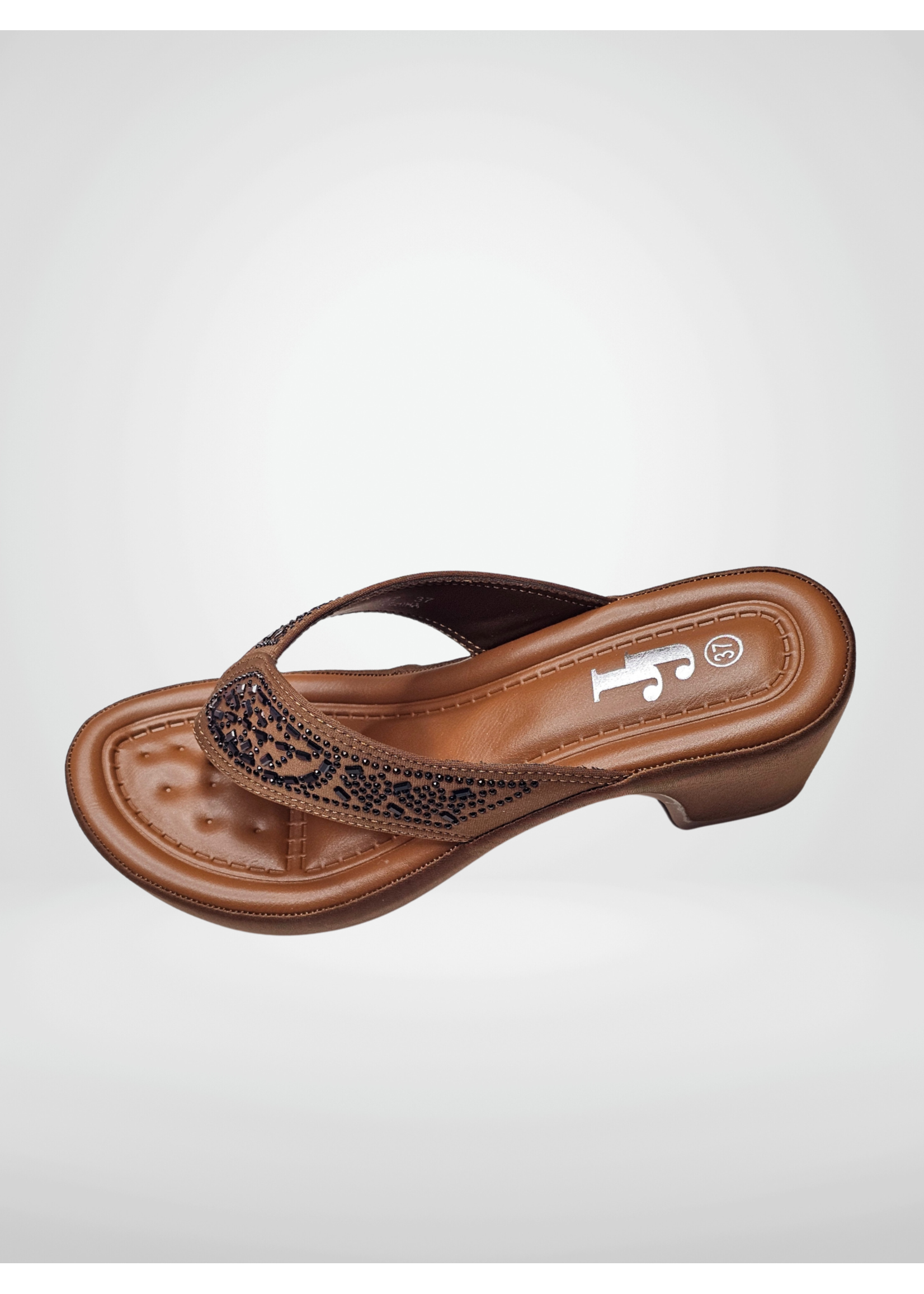 JJ's Footwear JJ Block Slide Thong Style