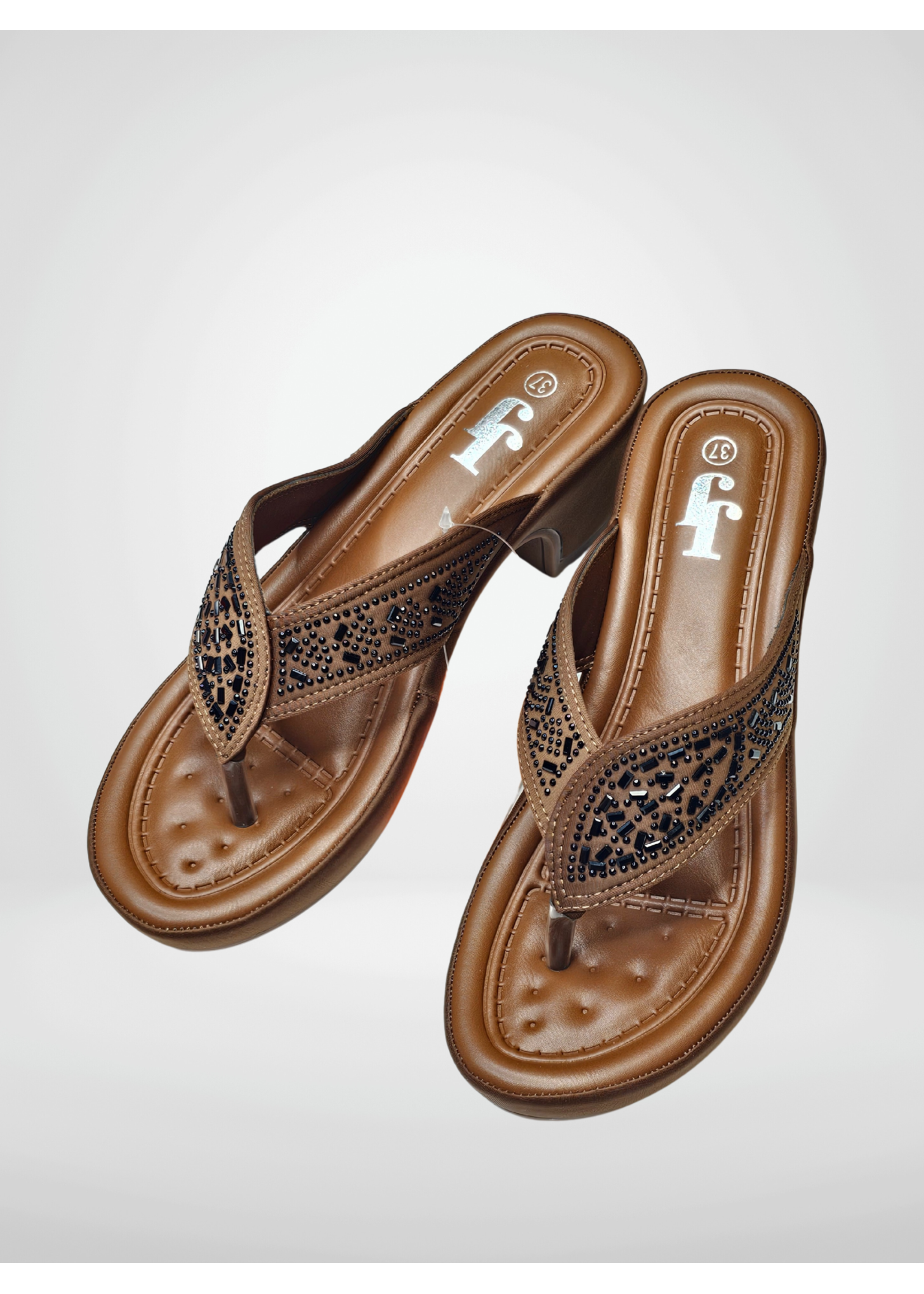 JJ's Footwear JJ Block Slide Thong Style