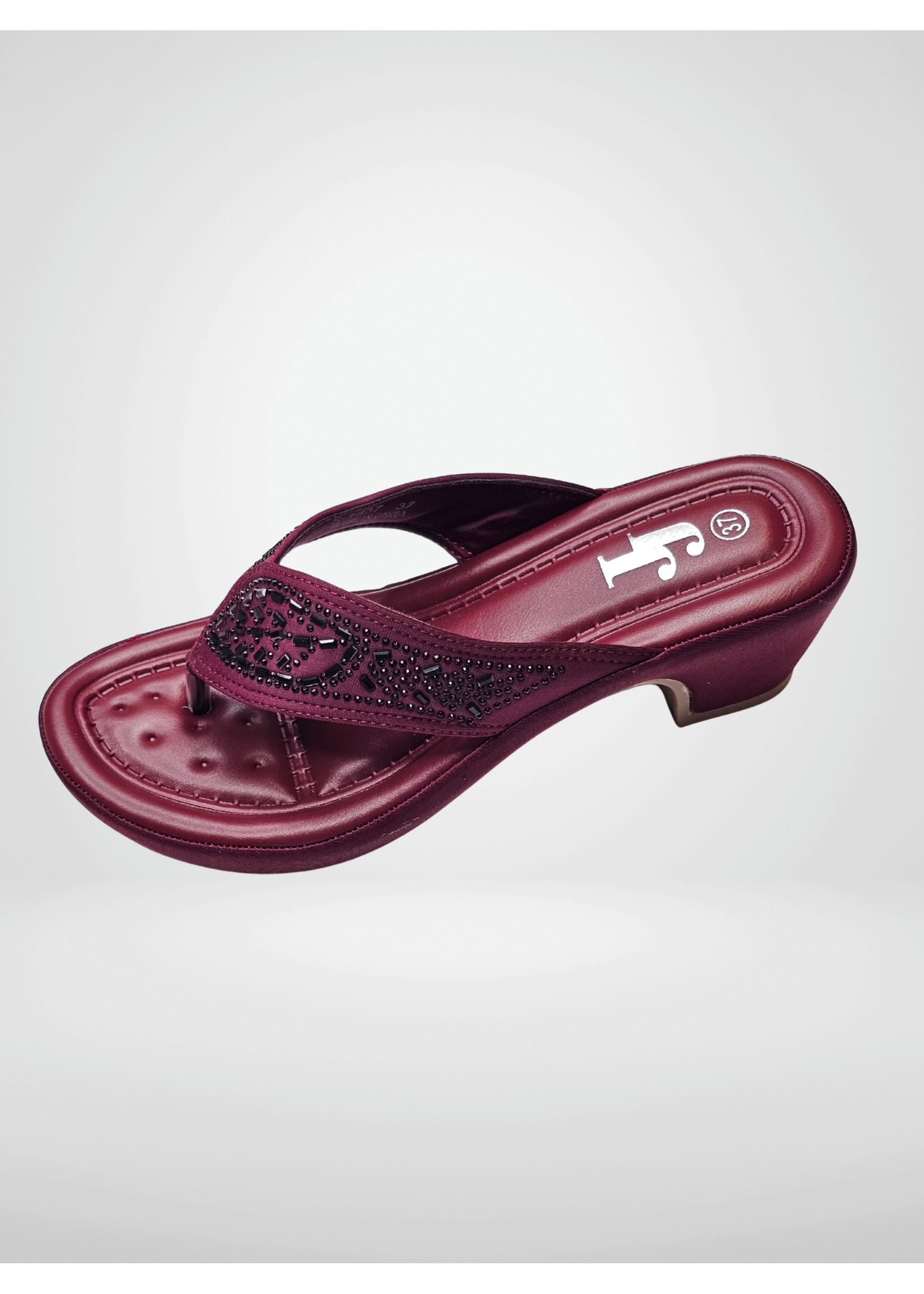 JJ's Footwear JJ Block Slide Thong Style