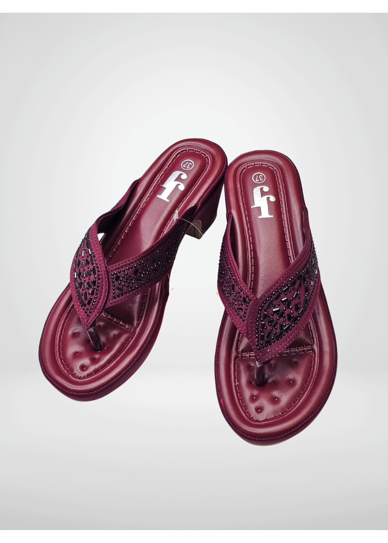 JJ's Footwear JJ Block Slide Thong Style