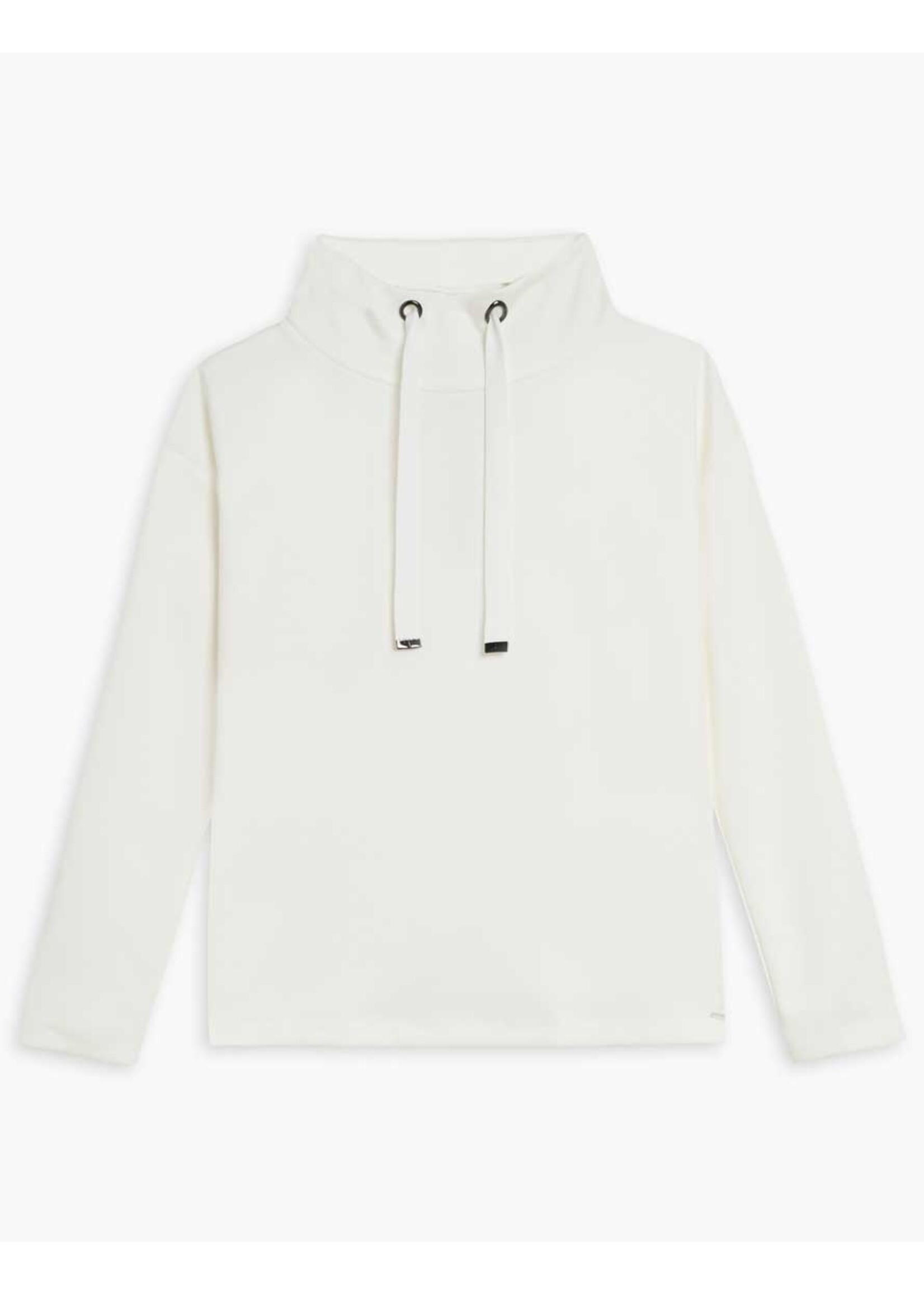 Lois Blackbull Apparel Mock Neck Sweater White