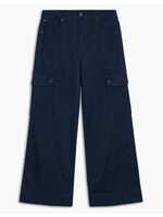 Lois Blackbull Apparel Robie Highwaist Flare Rinse Cargo Pant