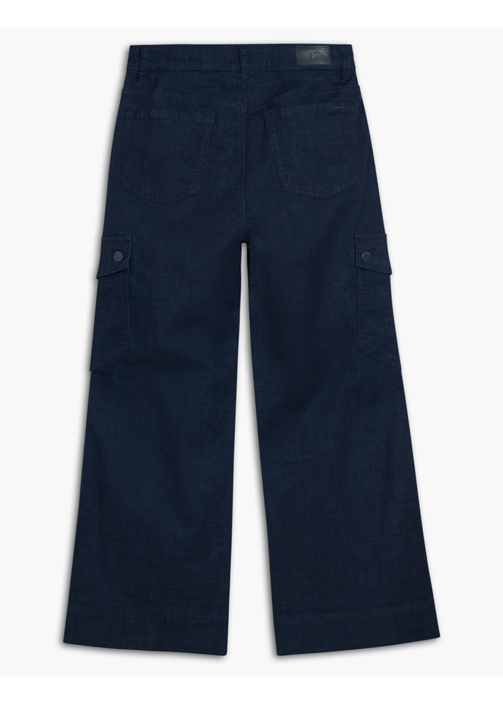 Lois Blackbull Apparel Robie Highwaist Flare Rinse Cargo Pant