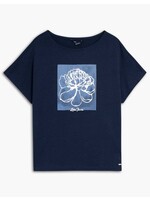 Lois Blackbull Apparel Cindy TShirt Dk Blue W/Flower