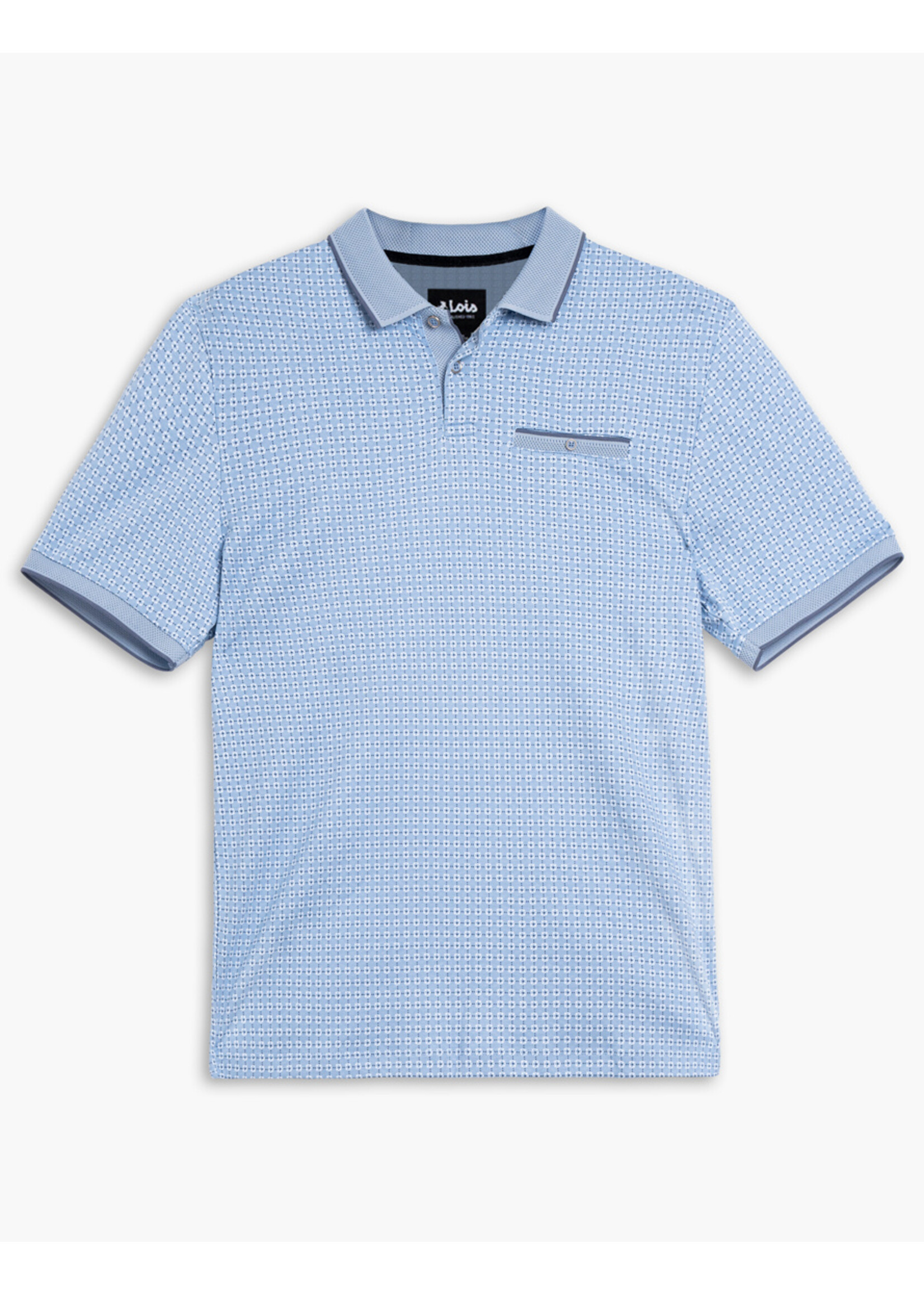 Lois Blackbull Apparel Albert Polo Cashmere Blue