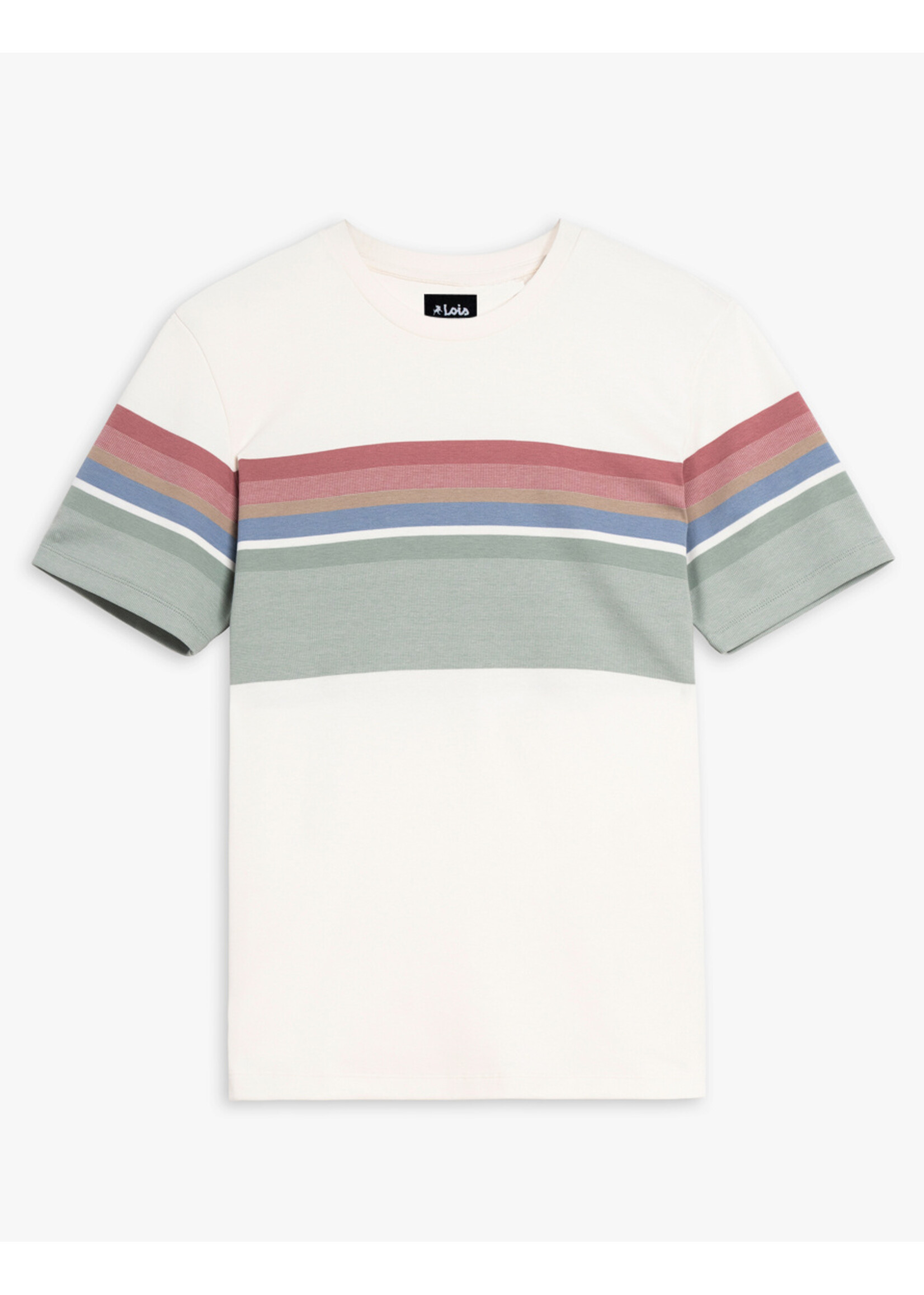 Lois Blackbull Apparel Maden Stripped T-Shirt