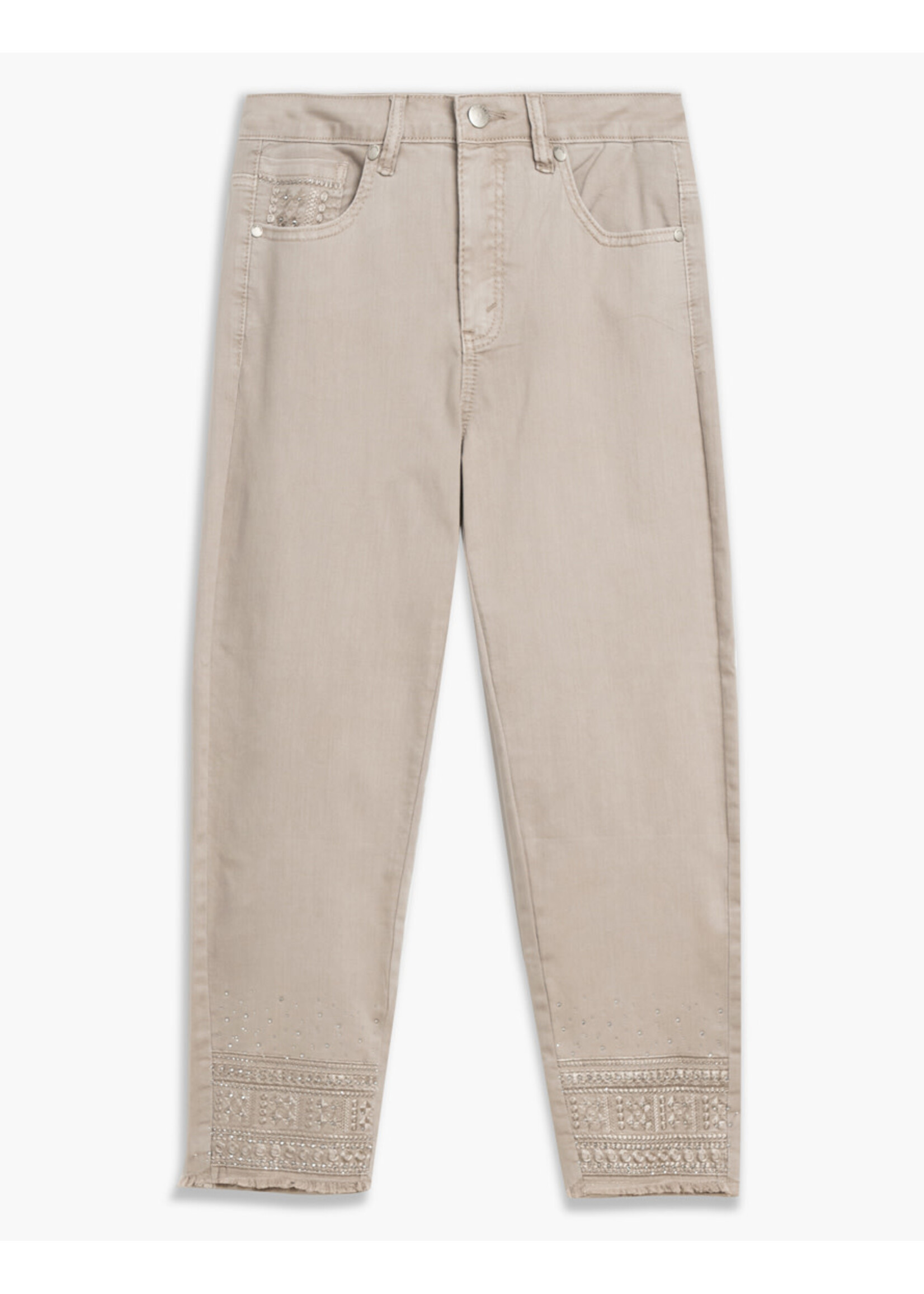Lois Blackbull Apparel Embroidered/ Bling  Cropped Pants