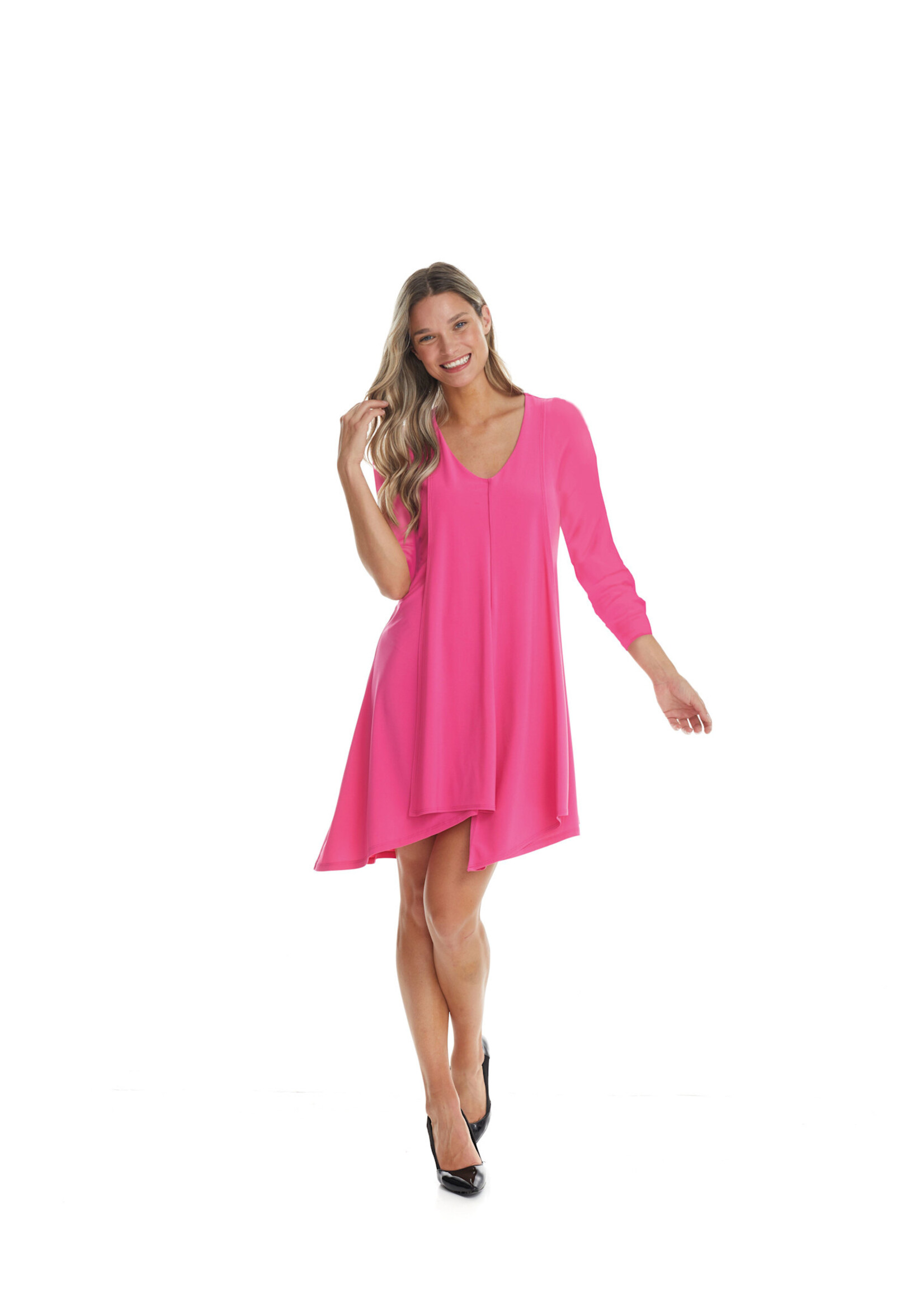 Gitan Canada Long Sleeve Flutter Tunic Dress