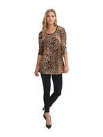 Gitan Canada Plus Size Leopard Scoop Neck Top
