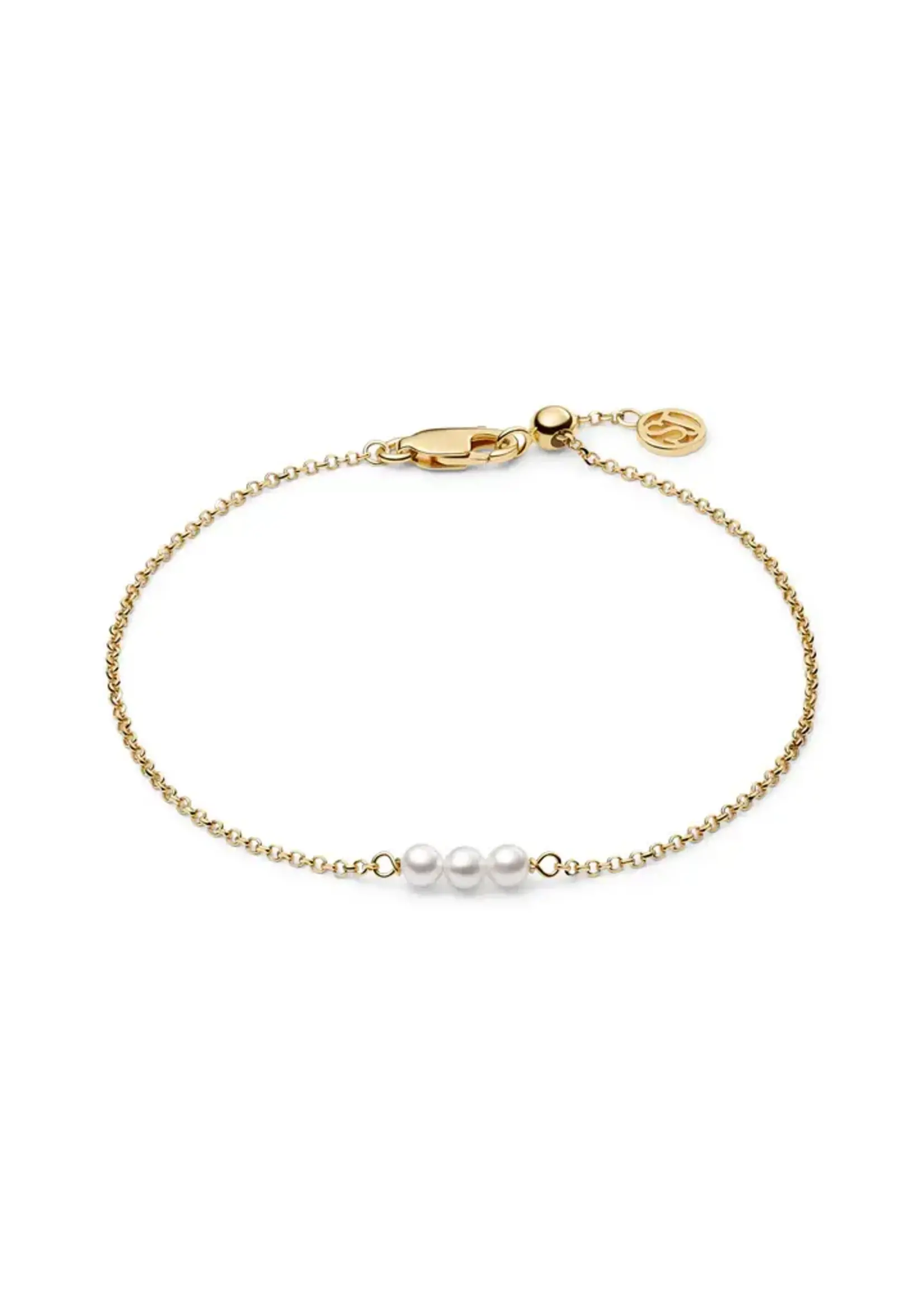Sif Jakobs Sif Jakobs Adjustable Pearl Bracelet 18k Gold Plated