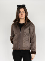 Miss Nikky Reversible Faux Fur Coat