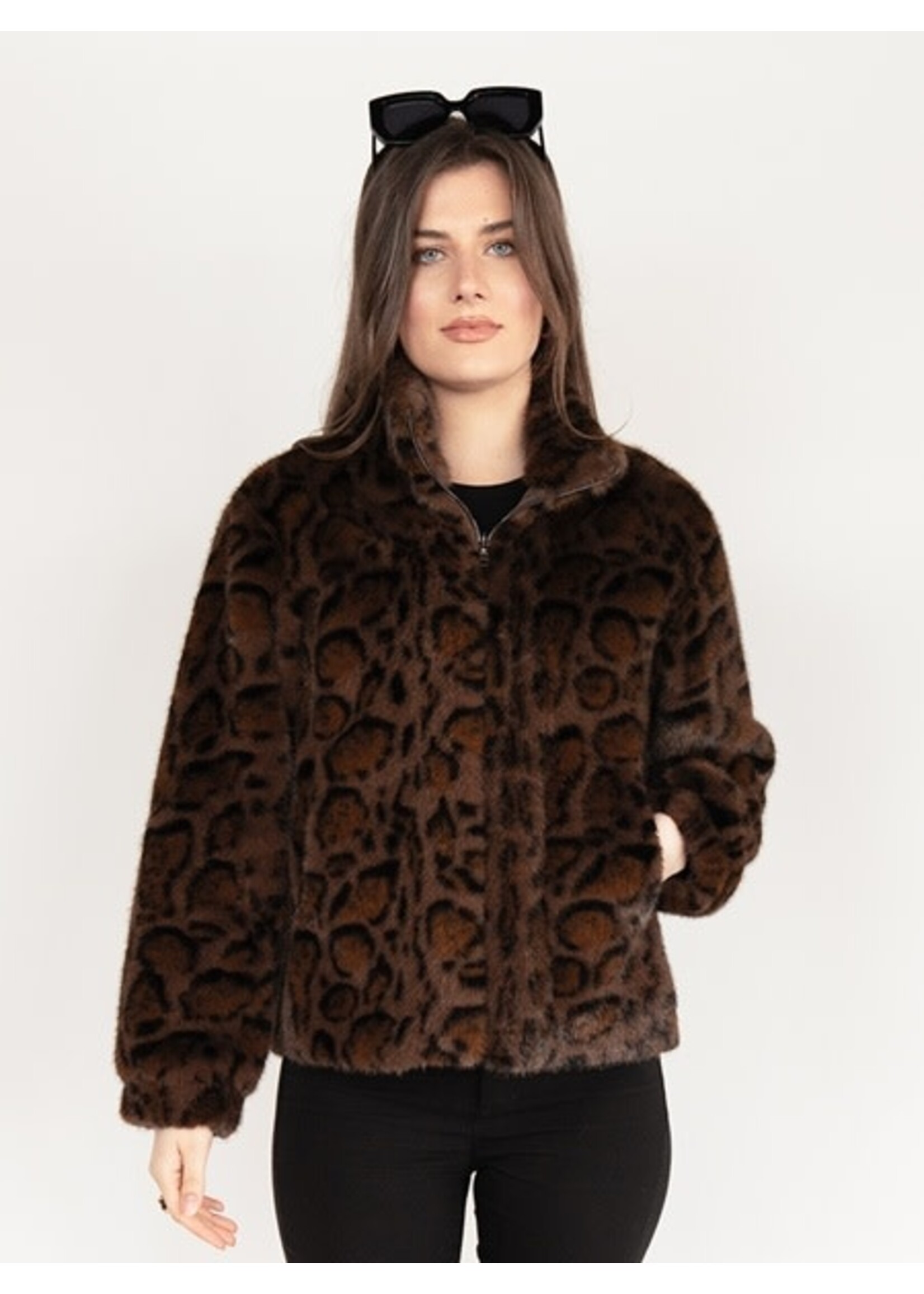 Miss Nikky Reversible Faux Fur Coat