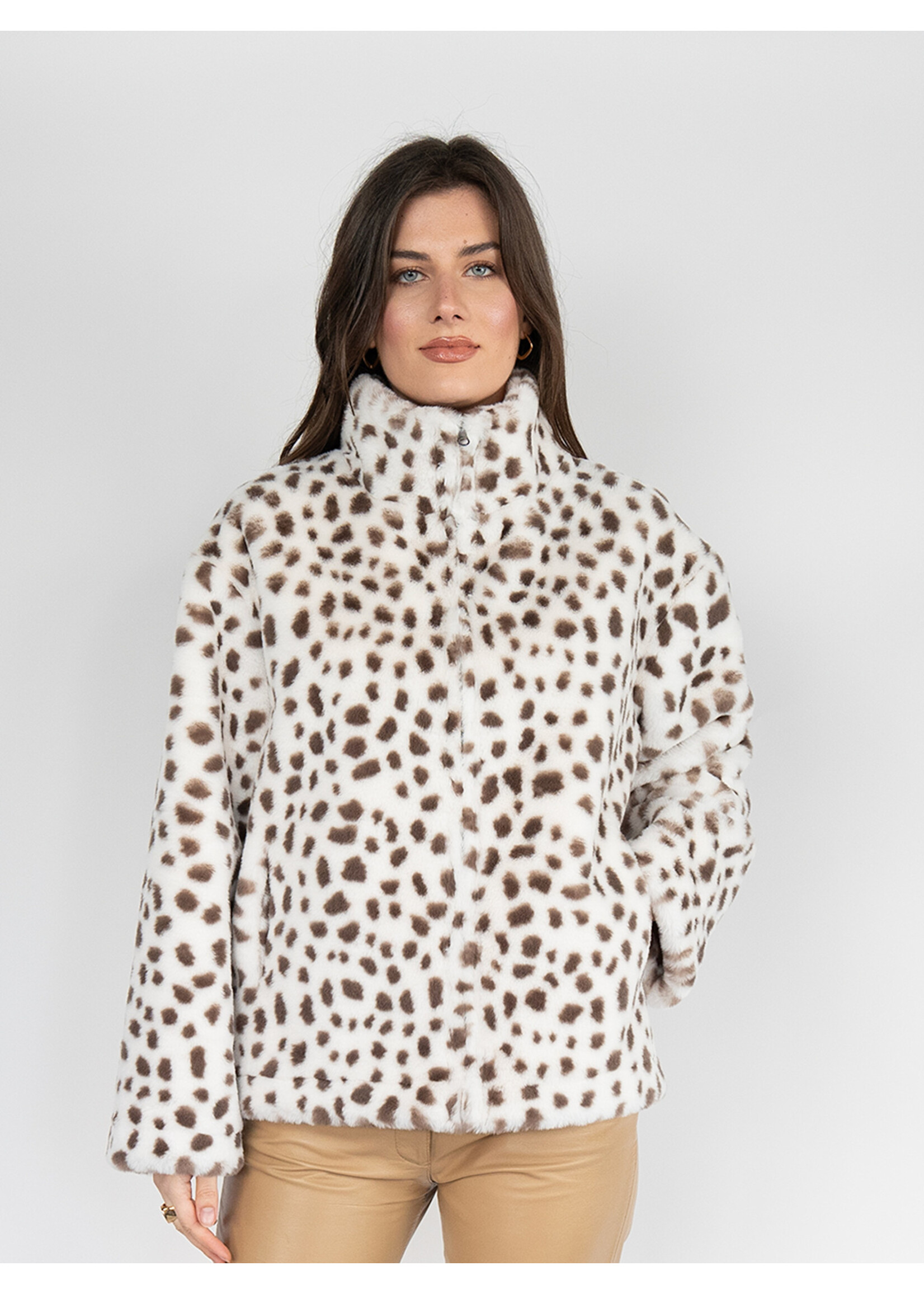 Miss Nikky Reversible Faux Fur Coat