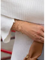 Jackie Gold Jackie Gold Double Bubble Bracelet