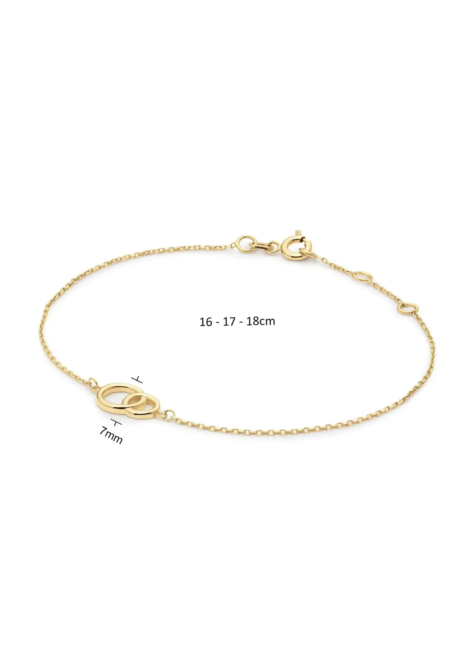 Jackie Gold 14KY Giro Doppio Bracelet