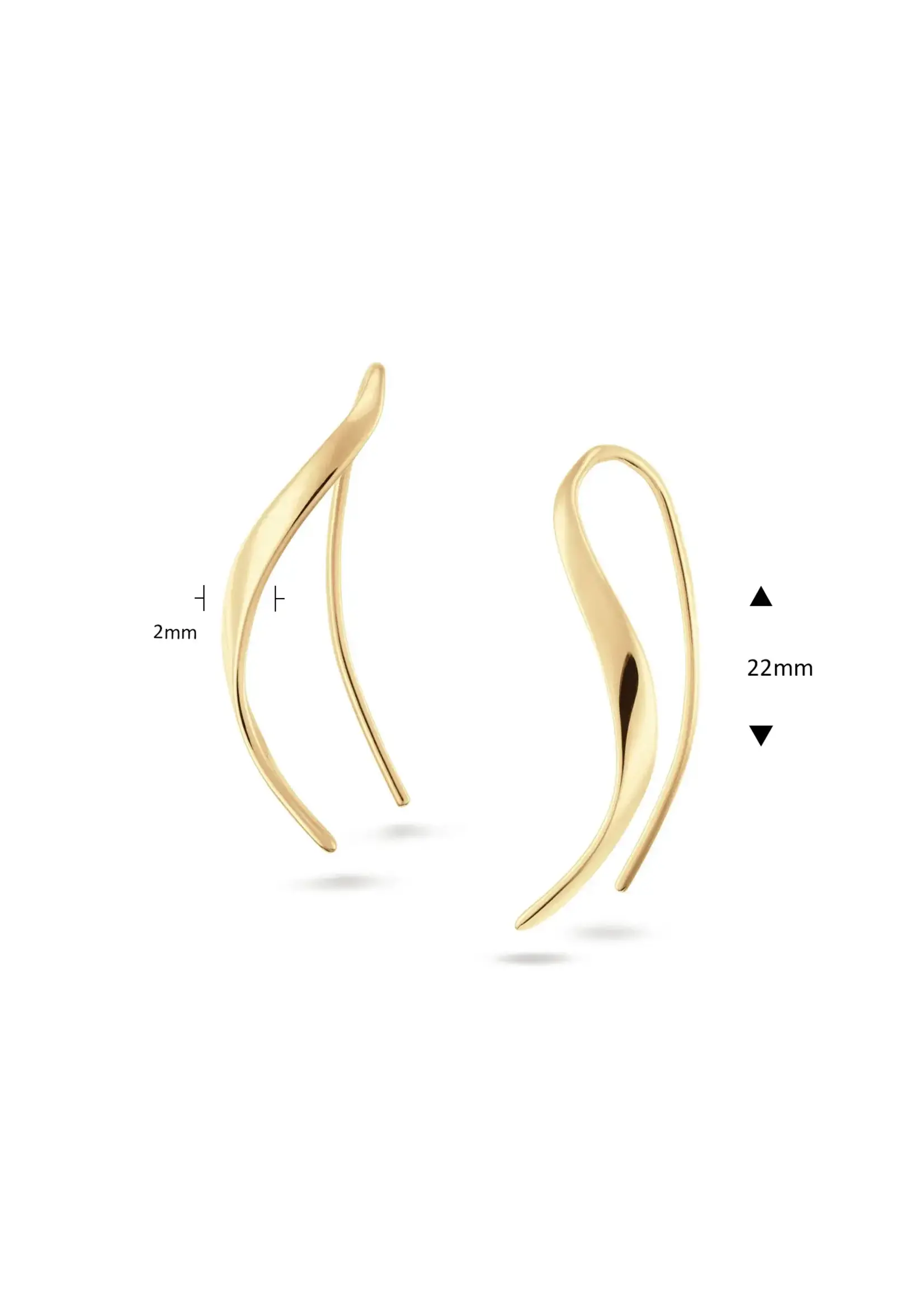 Jackie Gold Beaulieu Earrings
