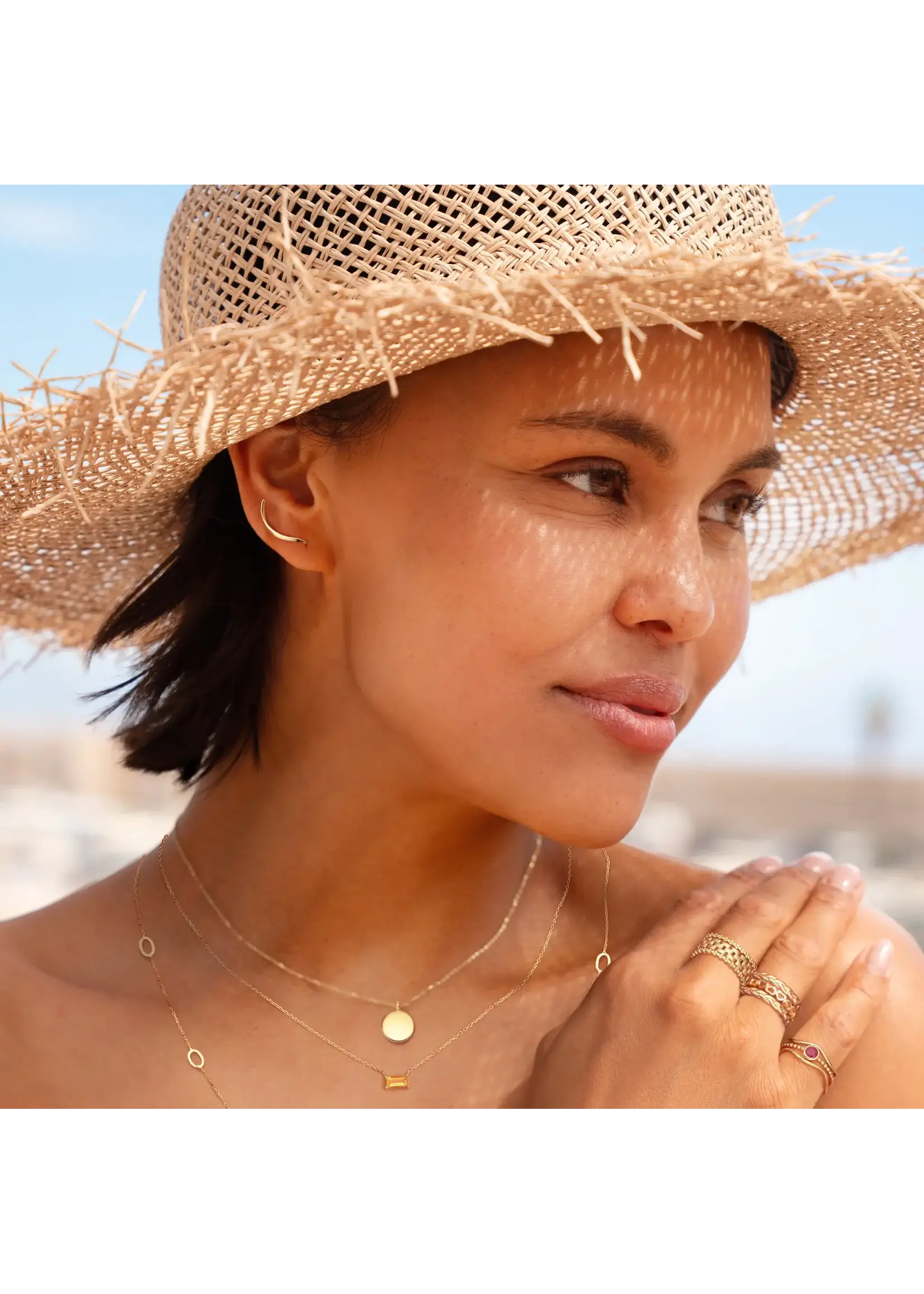 Jackie Gold Jackie Gold Beaulieu Earrings