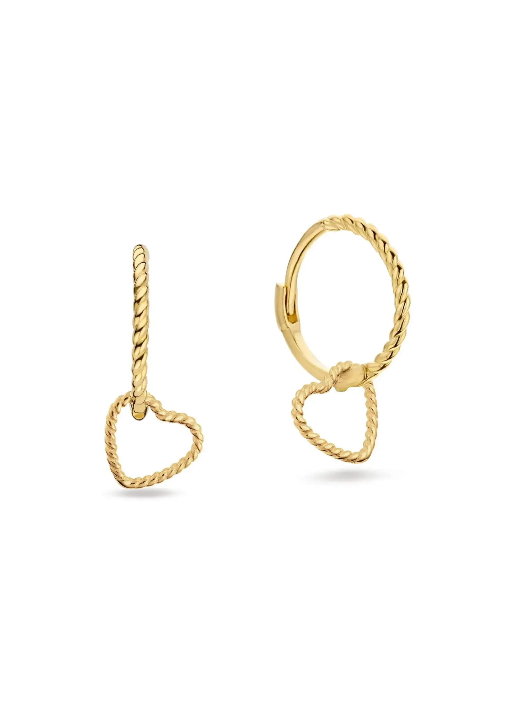 Jackie Gold Jackie Gold 14KY Amour Hoops