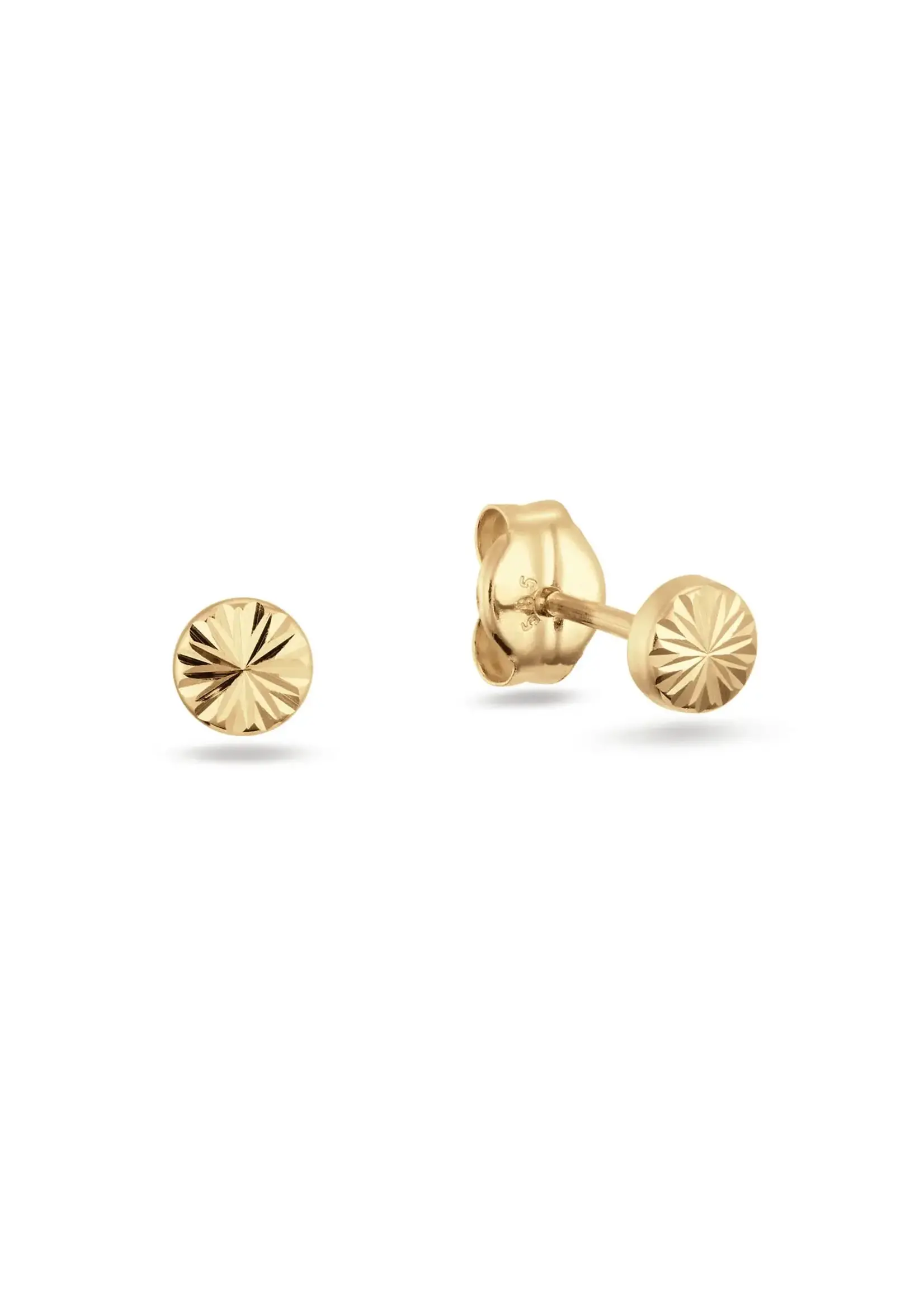 Jackie Gold 14KY Soleil Studs