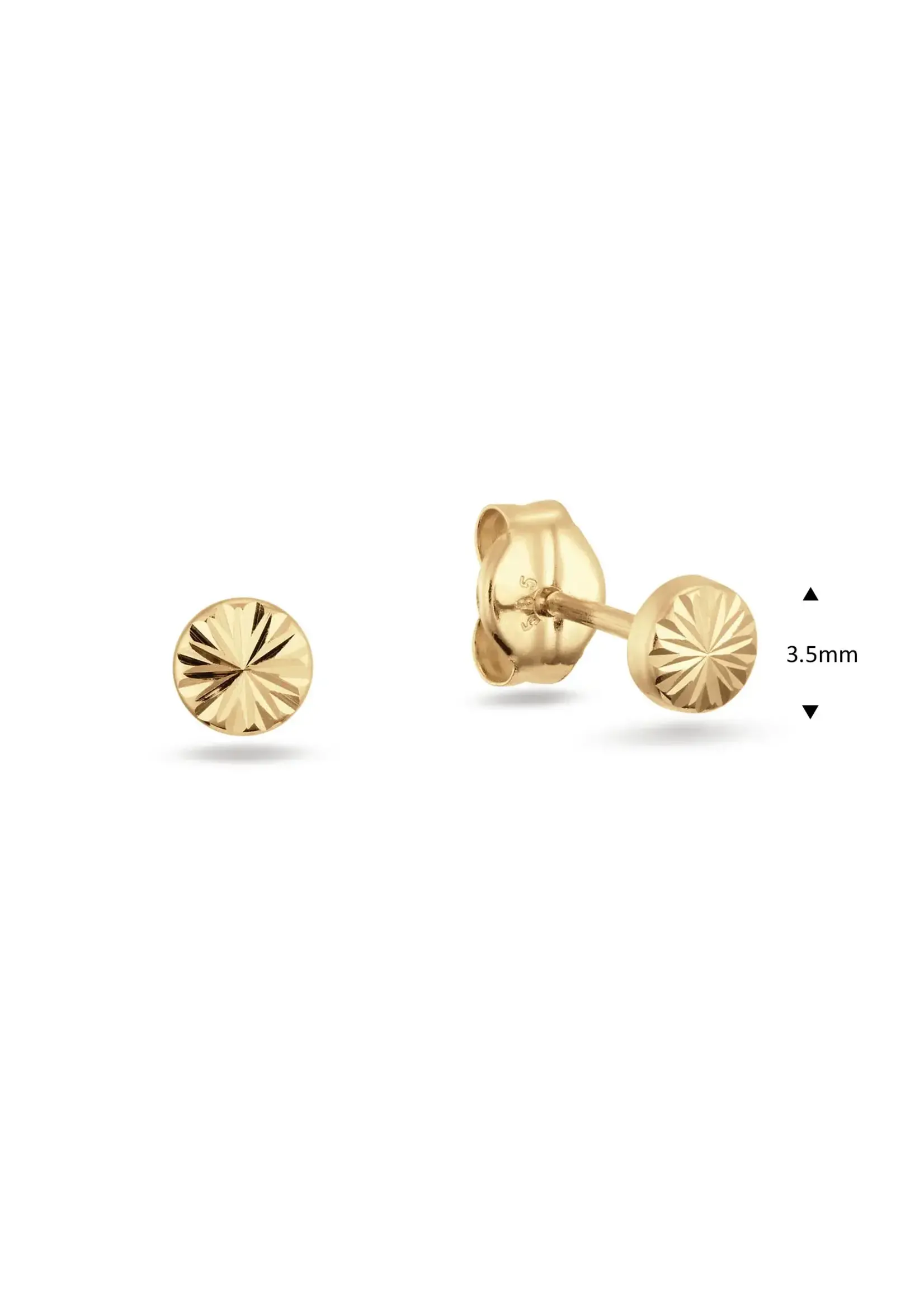 Jackie Gold 14KY Soleil Studs