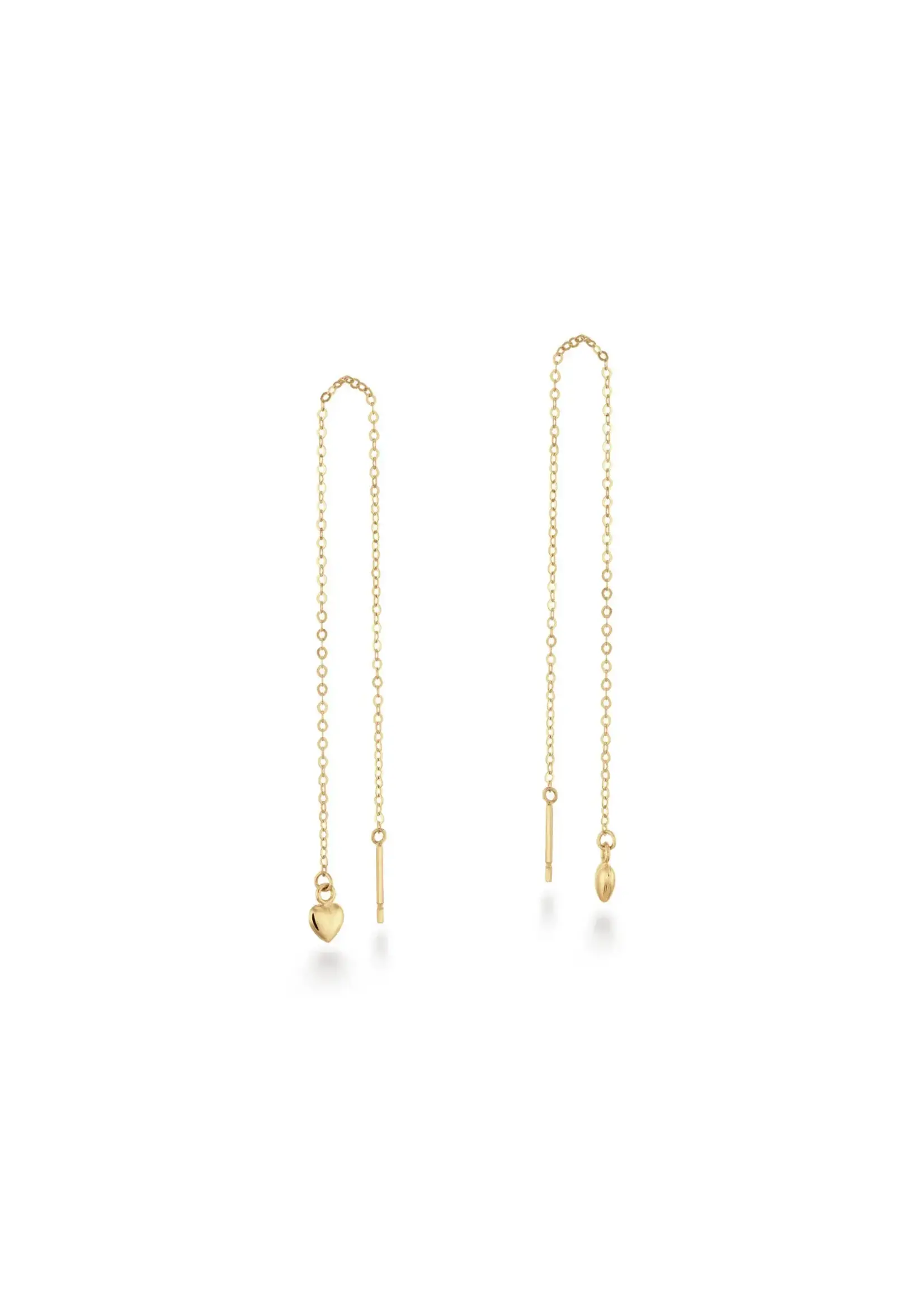Jackie Gold 14KY Amoureuse Threader Earrings