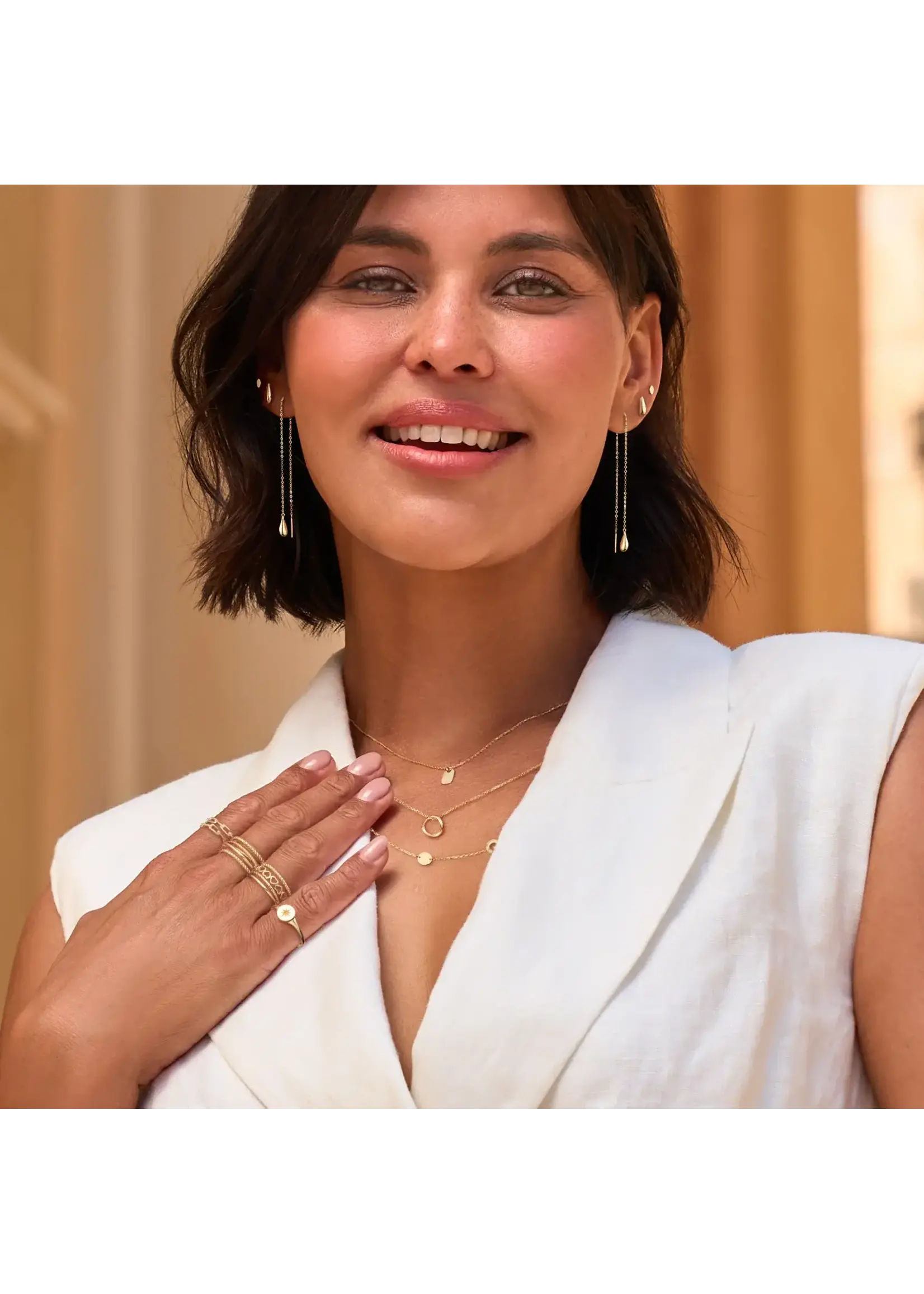 Jackie Gold 14KY Monaco Necklace