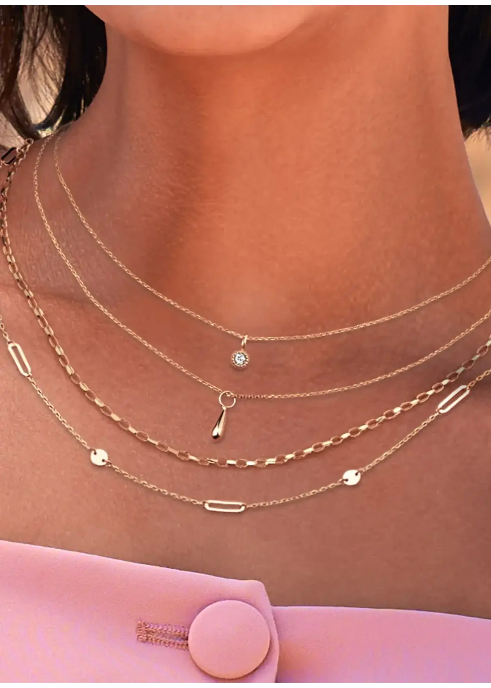 Jackie Gold Jackie Gold 14KY Cannes Necklace