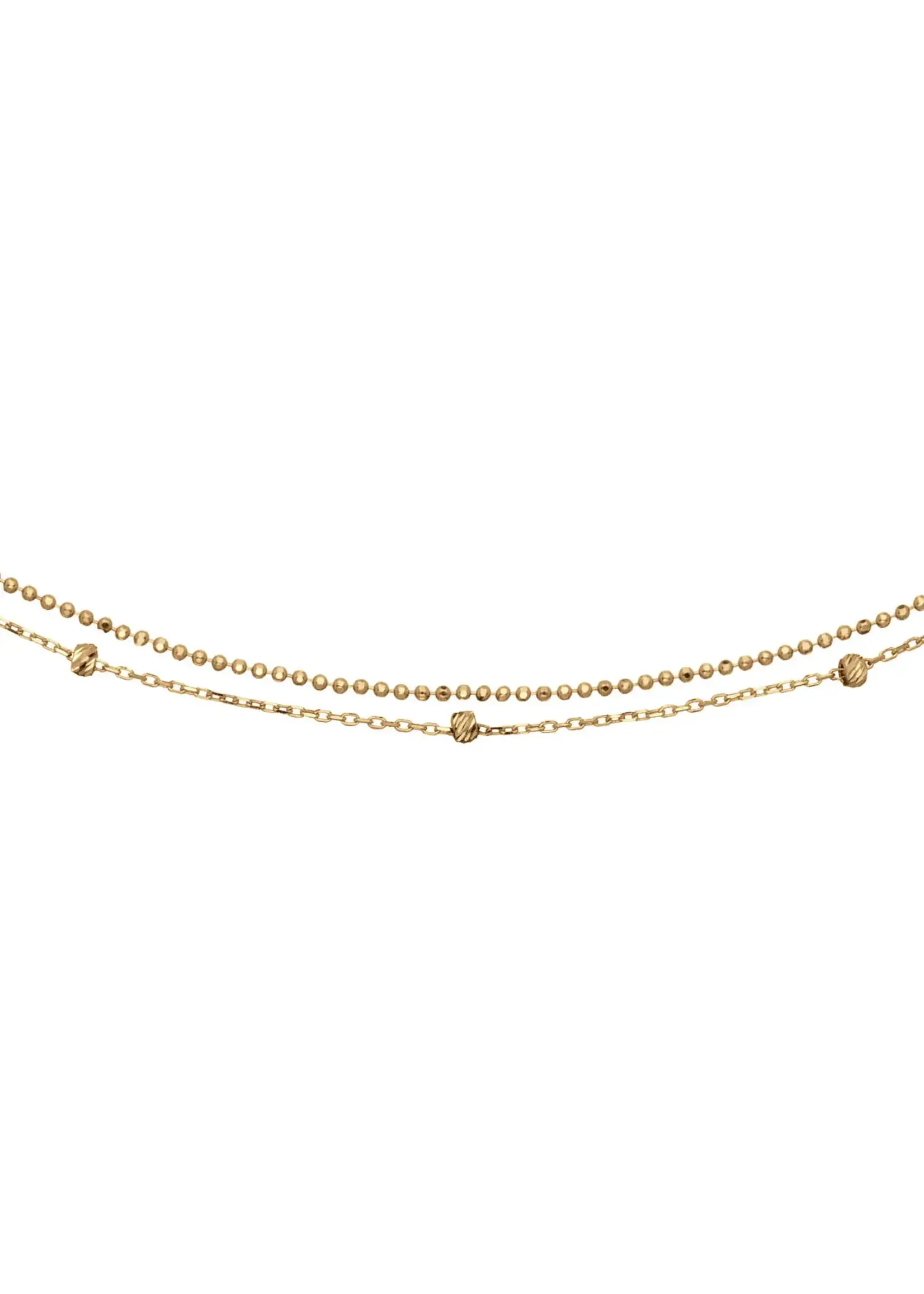 Jackie Gold 14KY Marco Polo Necklace