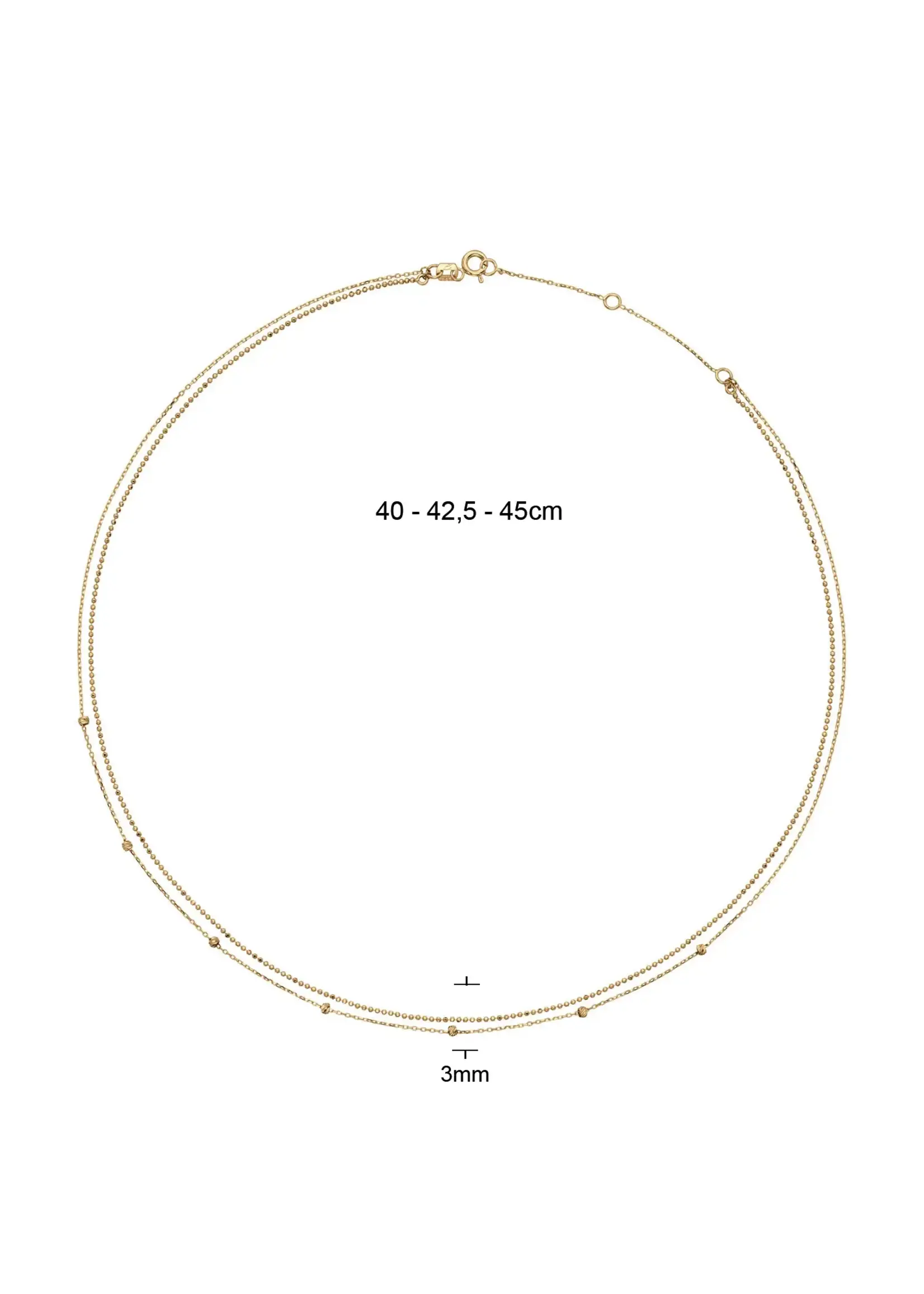 Jackie Gold Jackie Gold 14KY Marco Polo Necklace