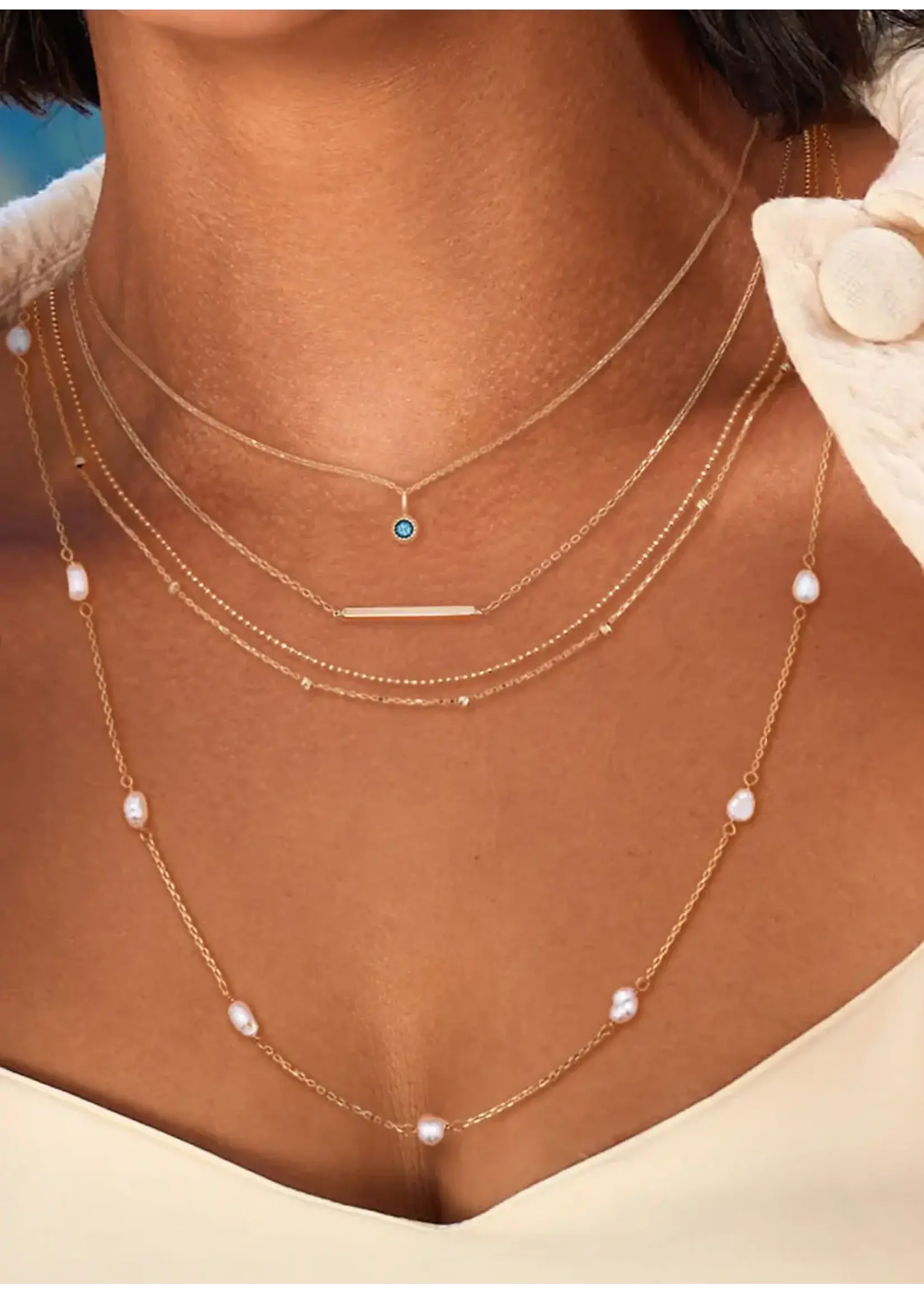 Jackie Gold 14KY Marco Polo Necklace