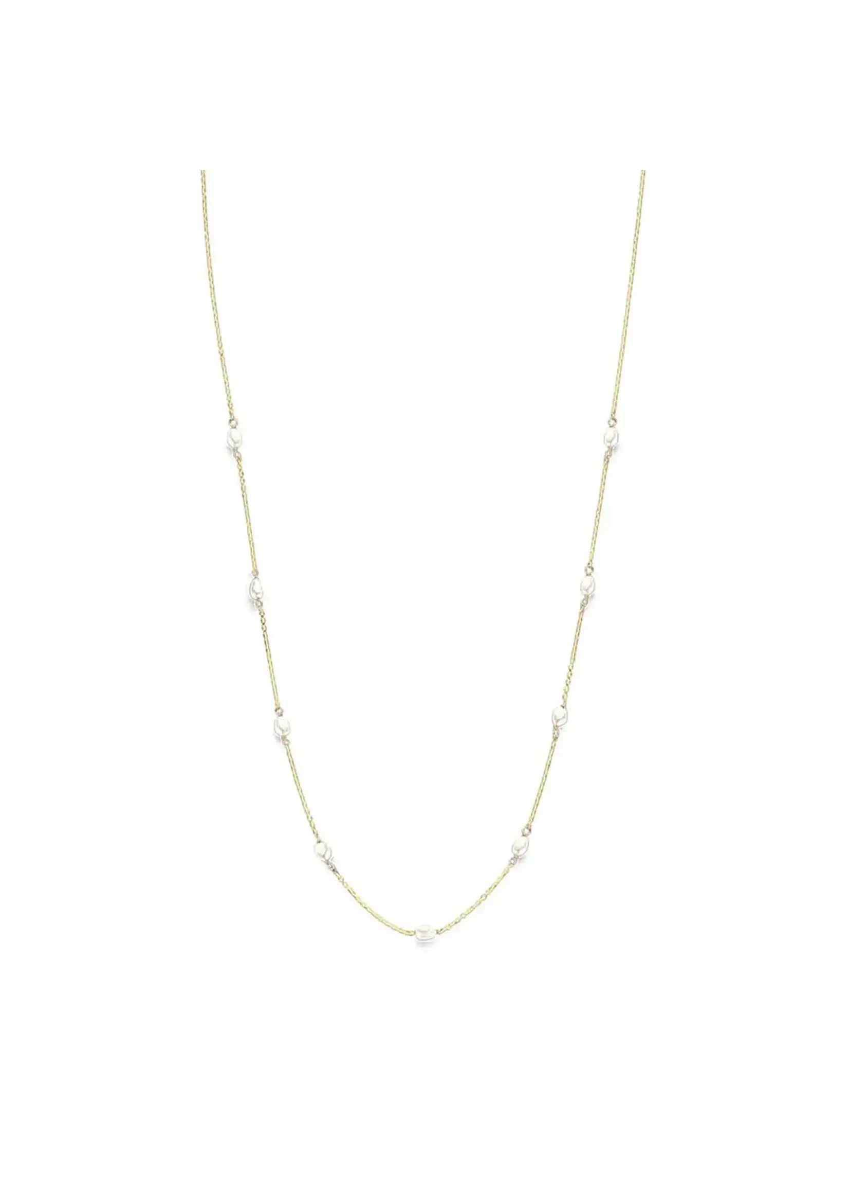 Jackie Gold Jackie Gold 14KY Pearls of Amalfi Necklace