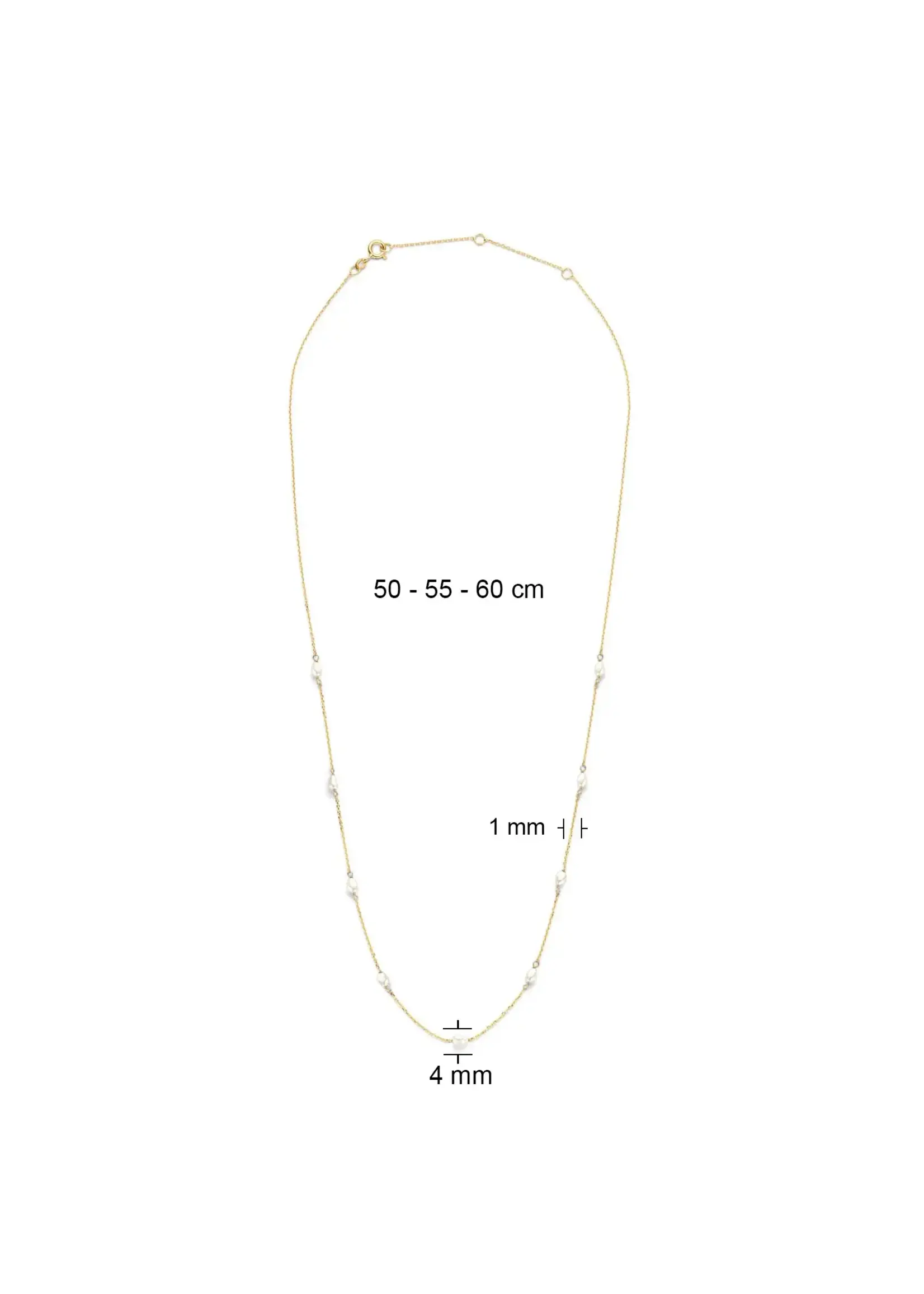 Jackie Gold Jackie Gold 14KY Pearls of Amalfi Necklace