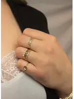 Jackie Gold Jackie Gold 14KY Corazon Ring