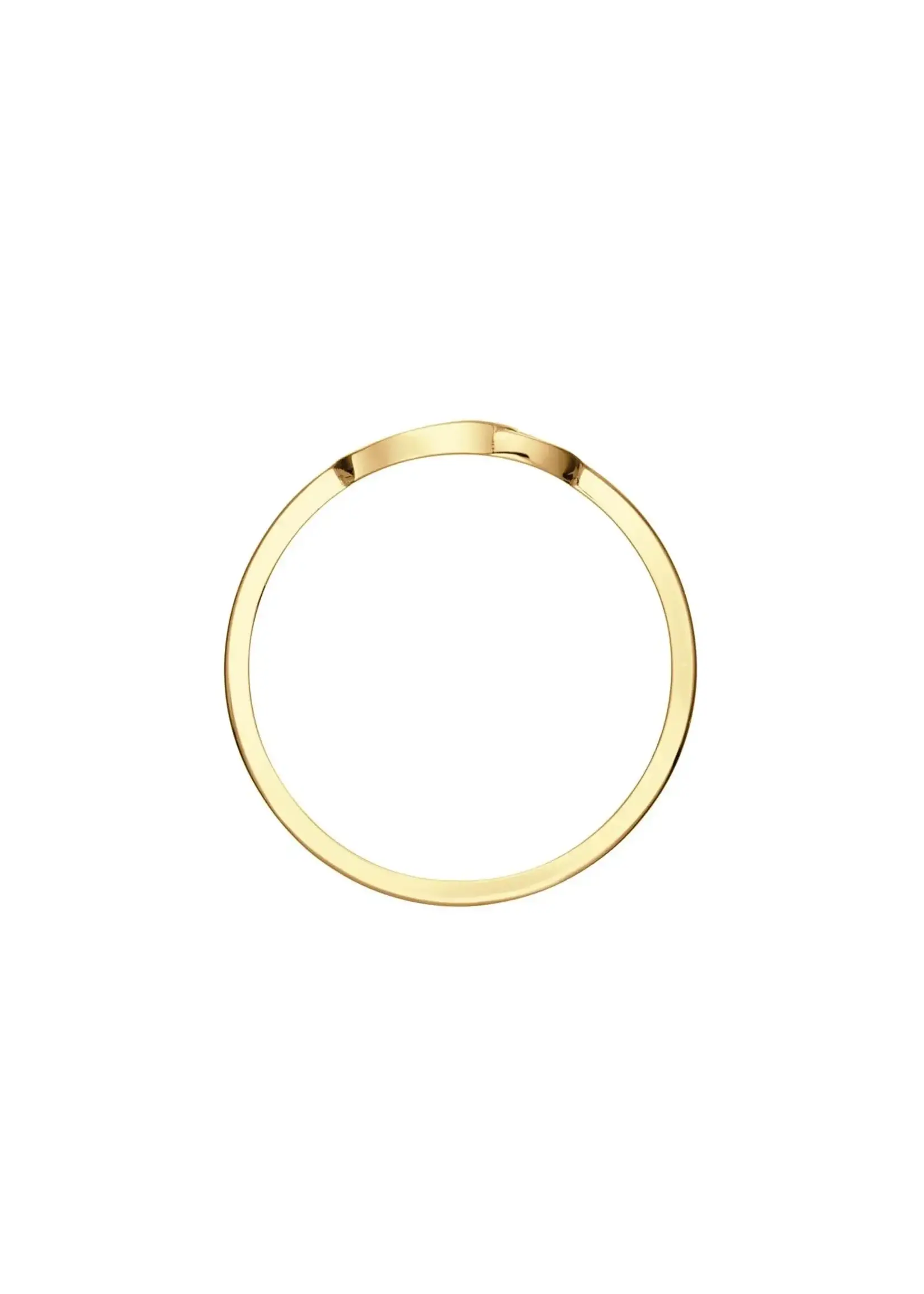 Jackie Gold 14KY Giro Doppio Ring