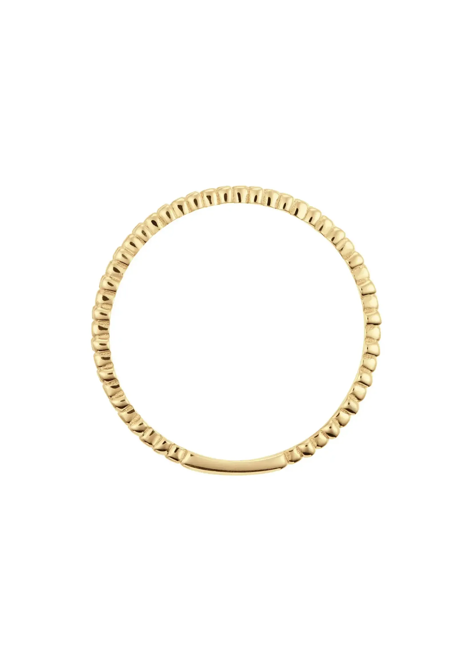 Jackie Gold 14KY Caviar Ring