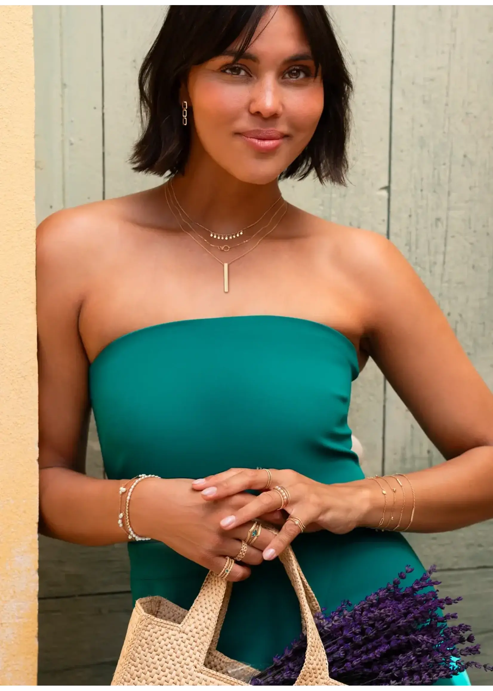 Jackie Gold Jackie Gold 14KY Caviar Ring