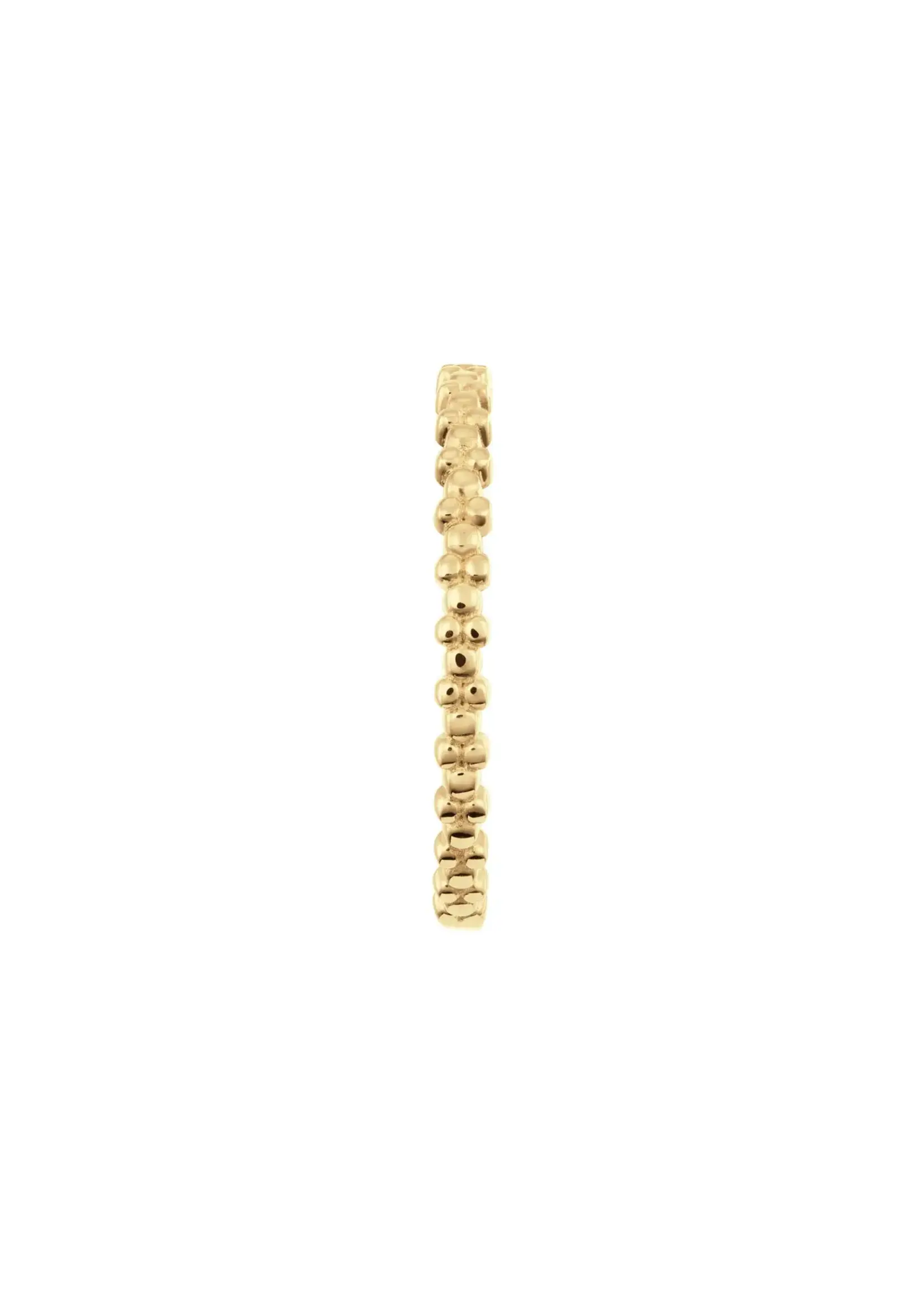 Jackie Gold 14KY Caviar Ring