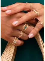 Jackie Gold Jackie Gold 14KY Caviar Ring