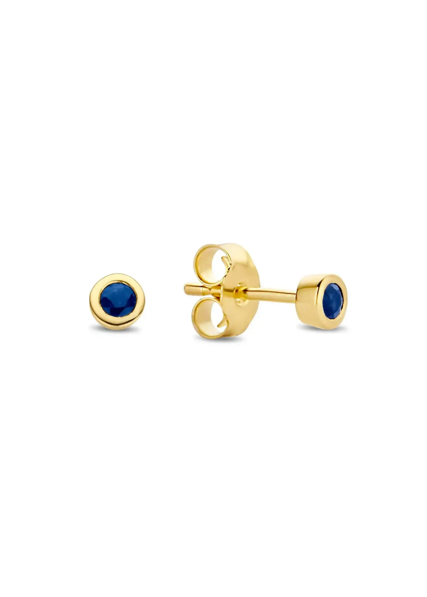 Jackie Gold 14KY Sapphire Studs